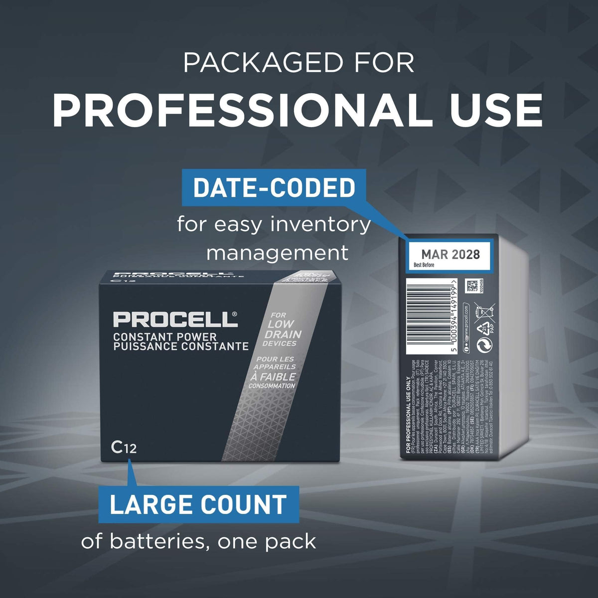 Duracell Procell C 12 Pack Pc1400 – Electroeshop