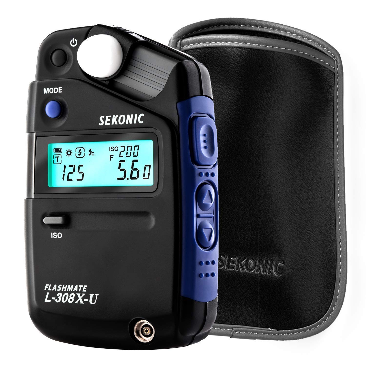Sekonic L 308X U Flashmate Light Meter (401 305) With Deluxe Case