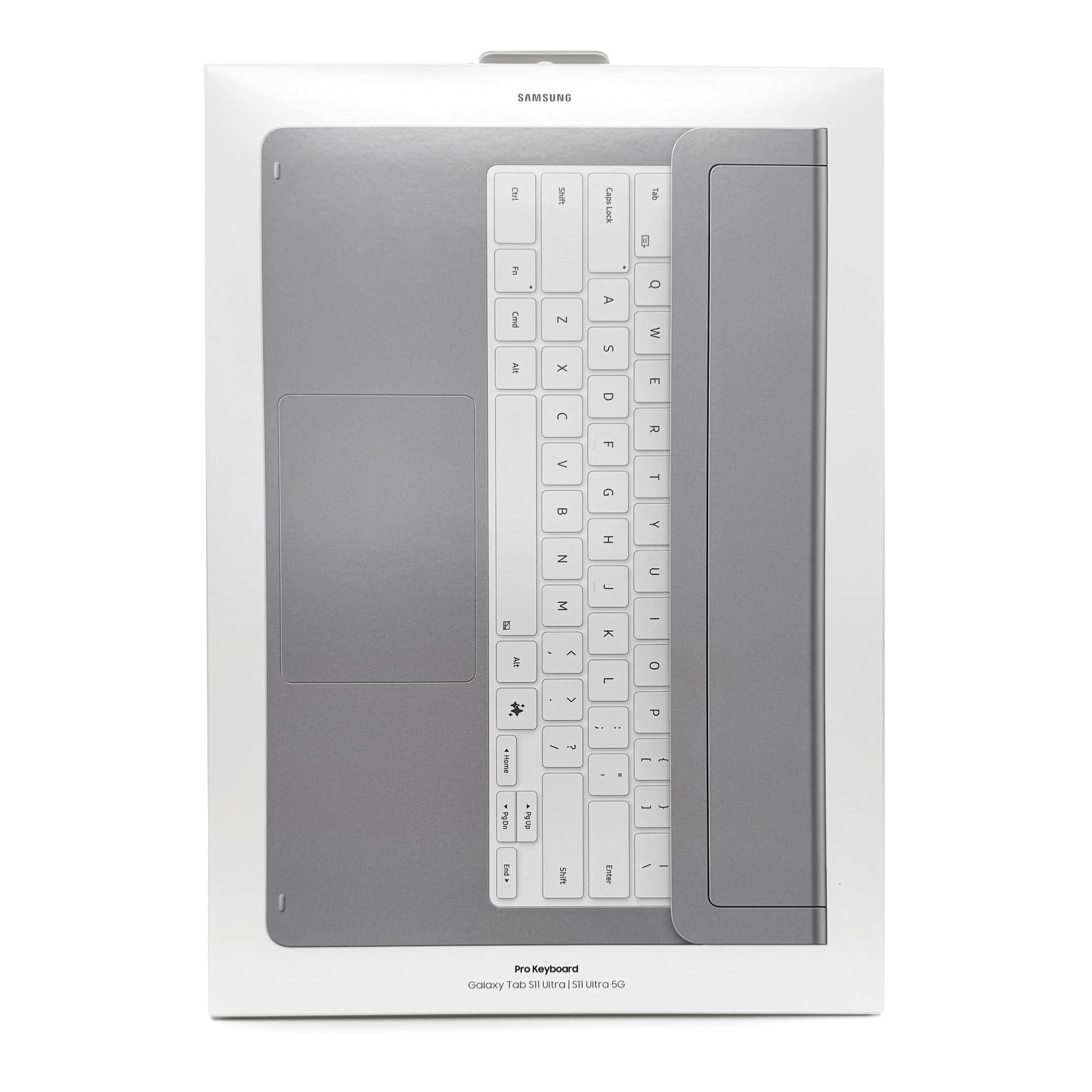 Samsung Official Pro Keyboard with Ai Key (2026) for Galaxy Tab S11 Ultra | LaptopLike Experience  (Silver)