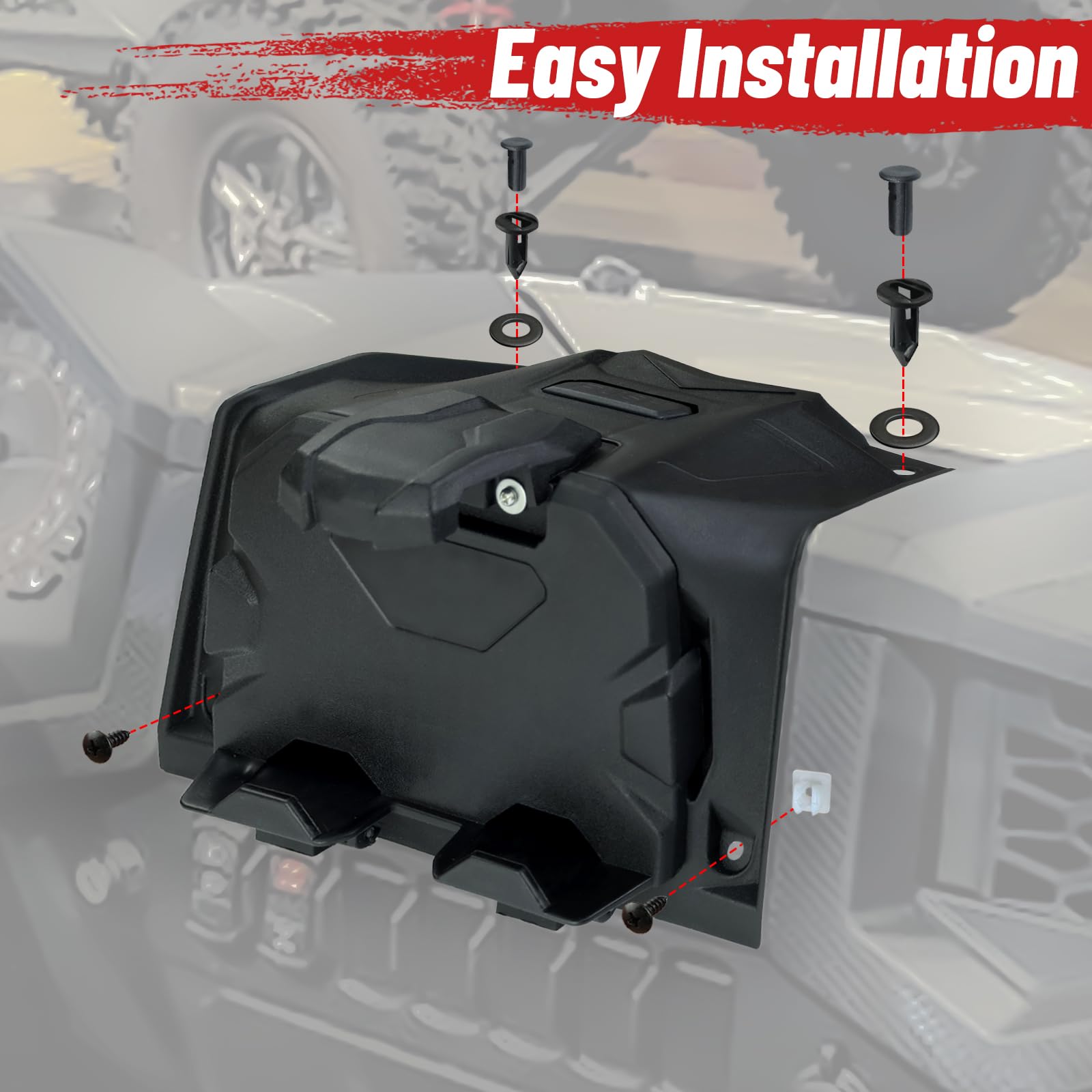 Mdpromcp Electronic Device Mount   Adjustable Rzr Tablet Holder Gps Phone Mount With Storage Box Compatible With Polaris 2019 20