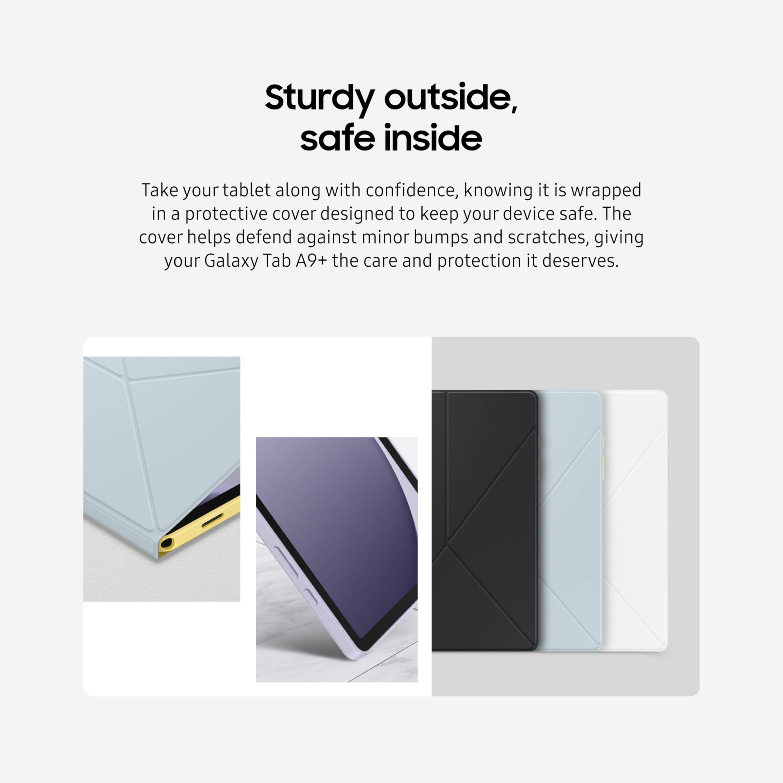 Tab A9+ Book Cover  Black