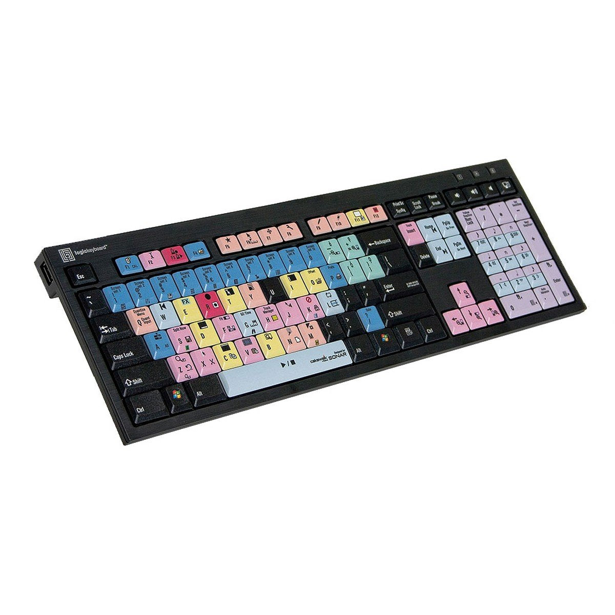 Logickeyboard Pc Keyboard Designed For Cakewalk Sonar Compatible With Windows 7 11   Part: Lkbu Son2 Bjpu Us