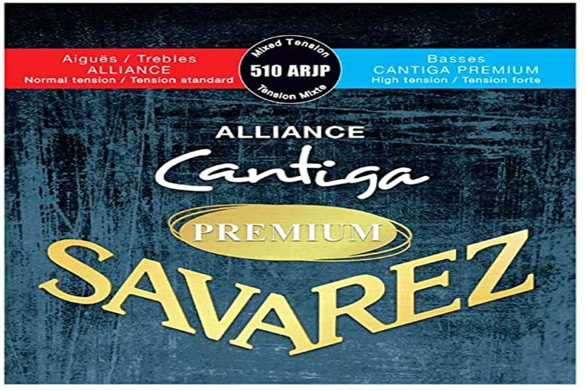 Savarez 510Arjp Mixed Classical Guitar Strings   Alliance Trebles, Cantiga Basses, Full 6 String Set