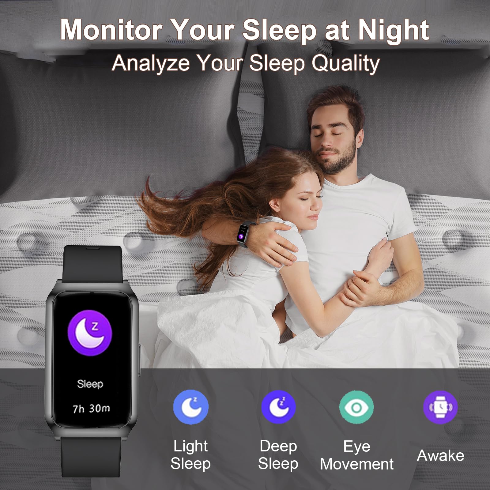 Gadixy Smart Watches For Women Men Fitness Tracker With Blood Oxygen/Heart Rate/Step Counter/Calories,Aluminium Case,Activity Tr