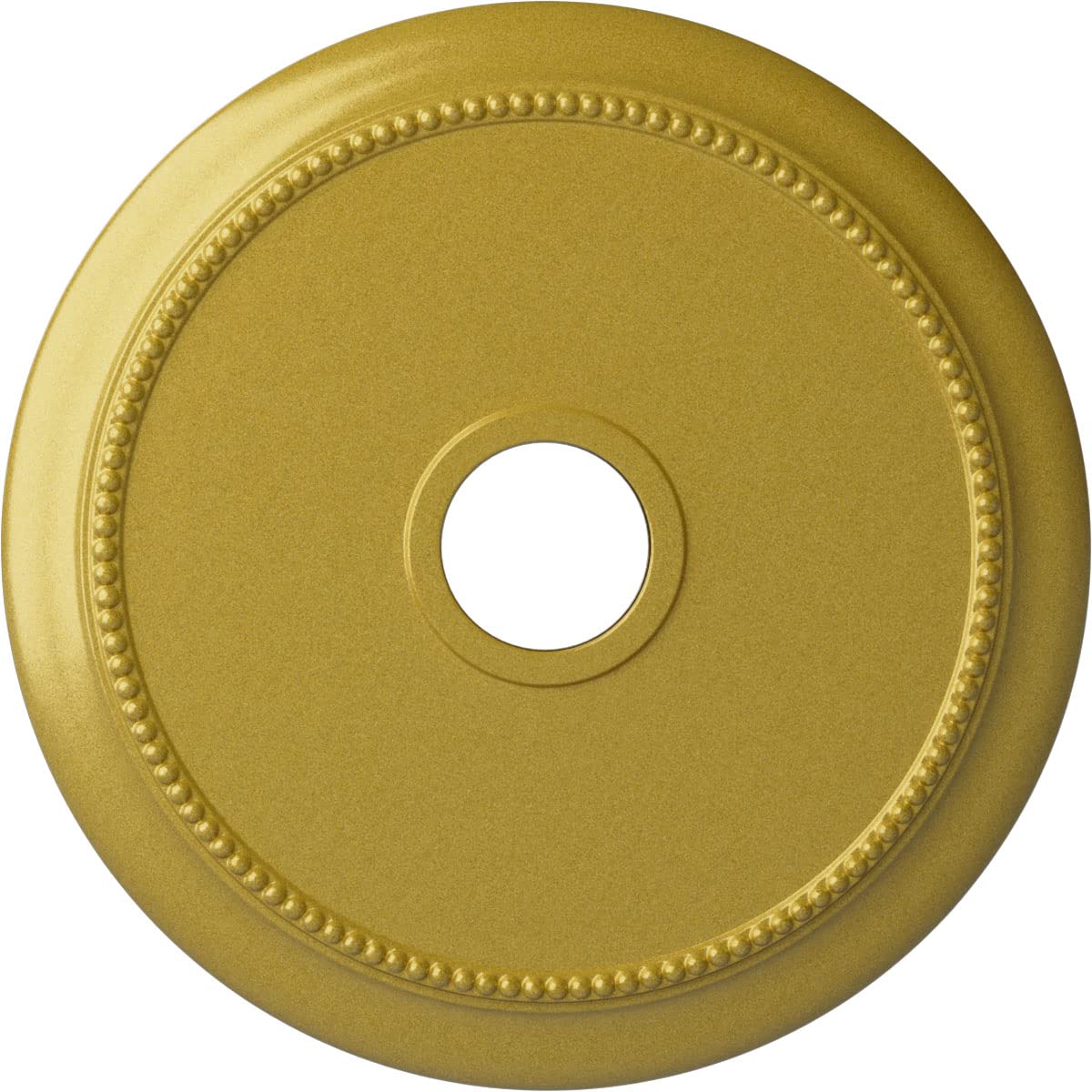 Ekena Millwork CM24CRRGS Crendon Ceiling Medallion, Rich Gold, 24 1/8OD x 4 3/8ID x 2 1/4P