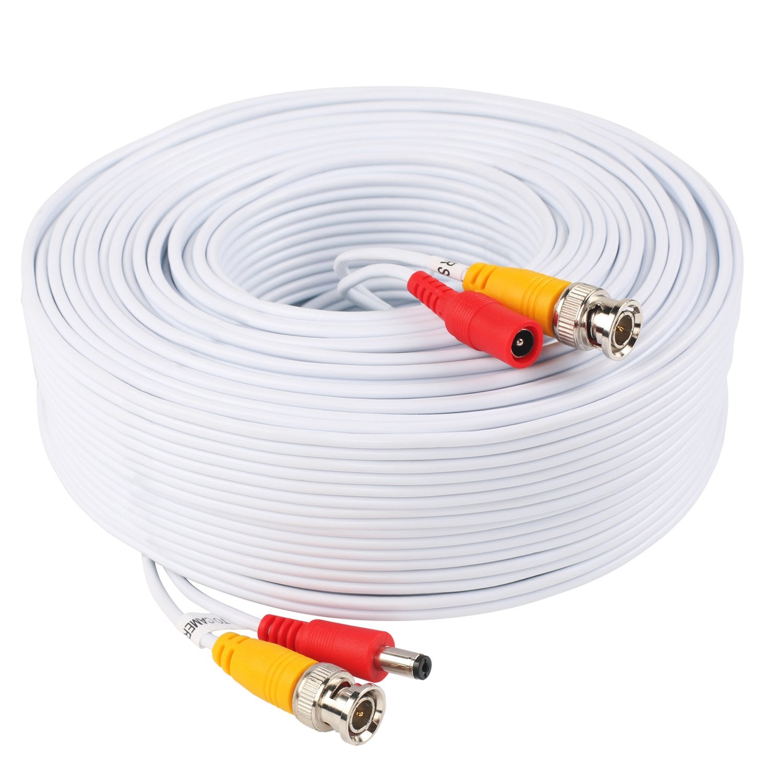 Postta Bnc Video Power Cable (2 Pack 130 Feet) Video Security Camera Cable Wire With Four Connectors For Cctv Dvr Surveillance S