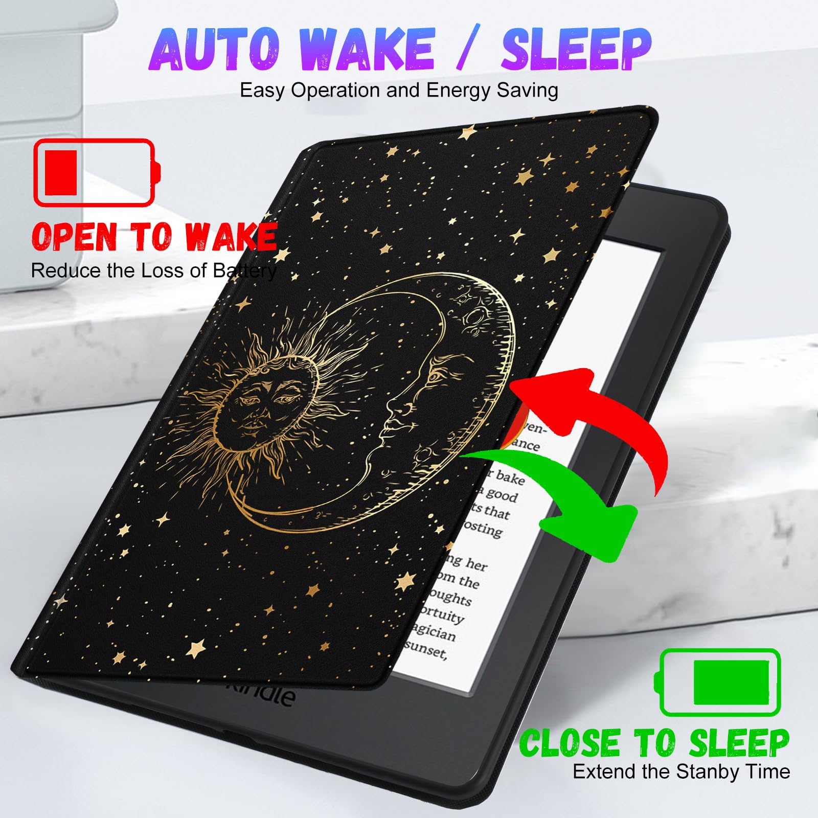 Uppuppy For Kindle Paperwhite 11Th Generation Case 6.8 Inch 2021 / Paperwhite Signature Edition Cute Women Girls Teens Unique Su