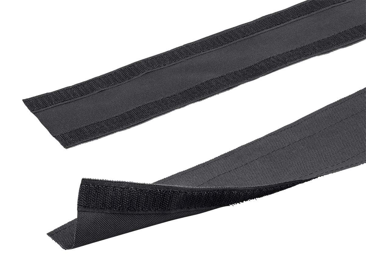 Monoprice Floor Wrap With Hook & Loop Fastener 76Mm Diameter 20 Feet Long Black
