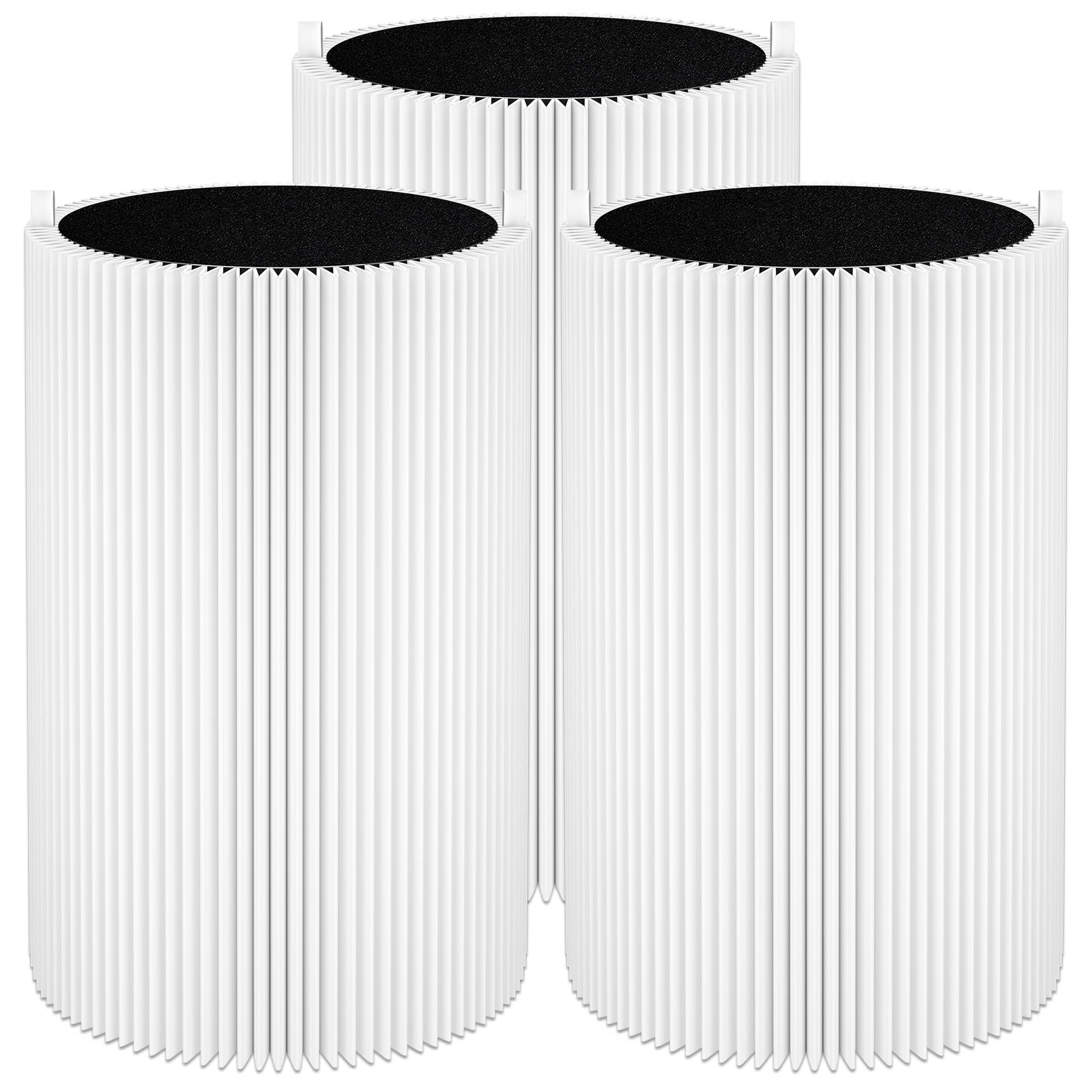 3 Pack Blue Pure 411 Filter Replacement For Blueair Blue Pure 411 Genuine, 411+, 411 Auto And Mini Air Purifier, H13 True Hepa F