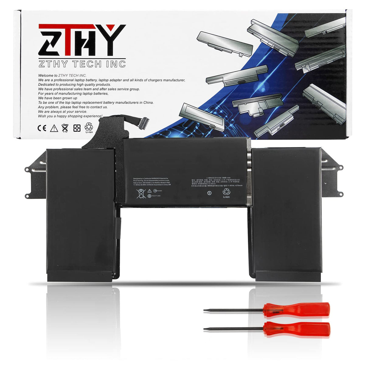 A1965 A1932 A2179 Battery Replacement For Macbook Air 13'' A1932(Late 2018 2019) A2179 (Early 2020) Emc 3184 3302 Macbookair8,1