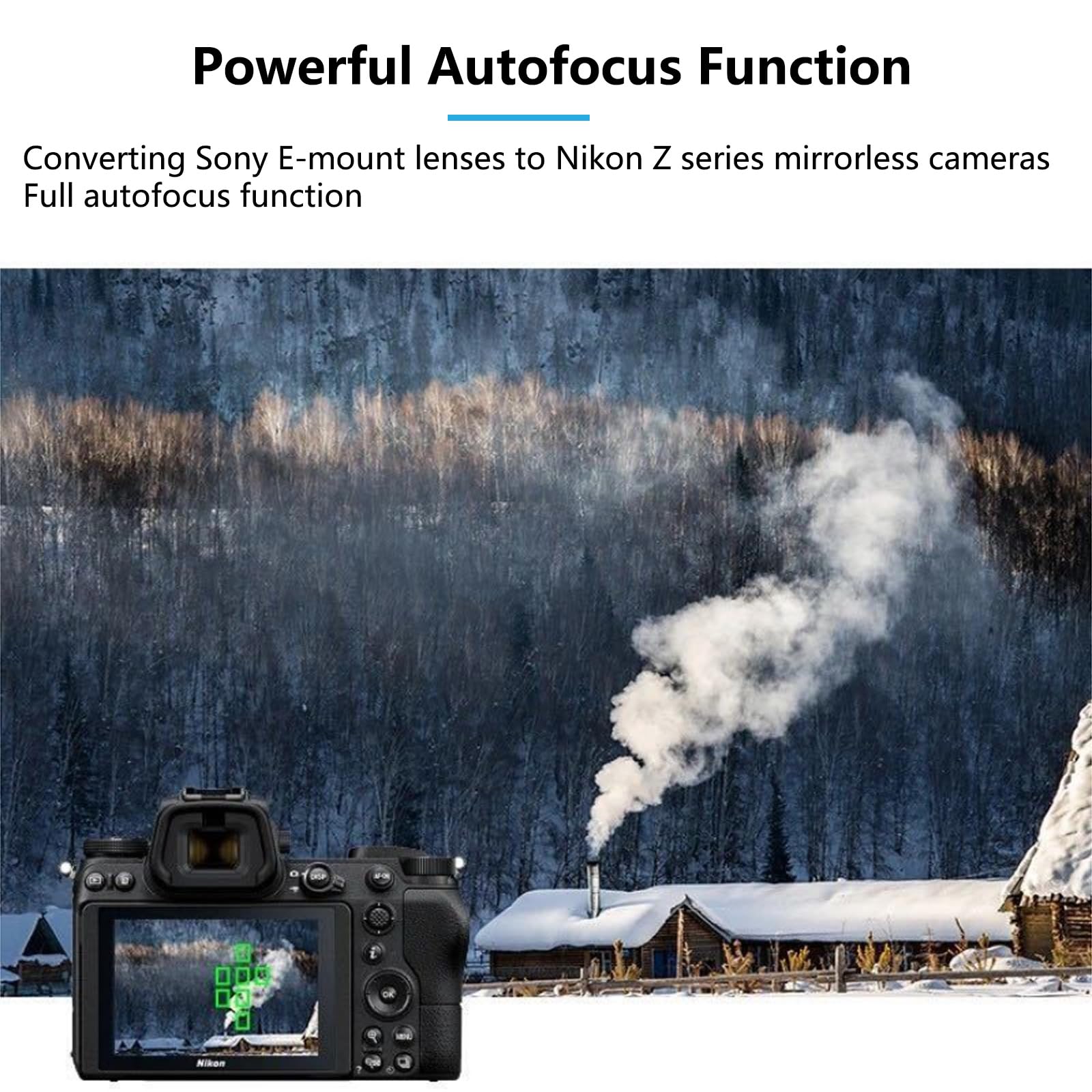 Megadap Etz21 Pro Autofocus Lens Adapter Built In Electronic Aperture Compatible With Nikon Z Camera Zf Z9 Z8 Z7 Z6 Z6Iii Z7Ii Z