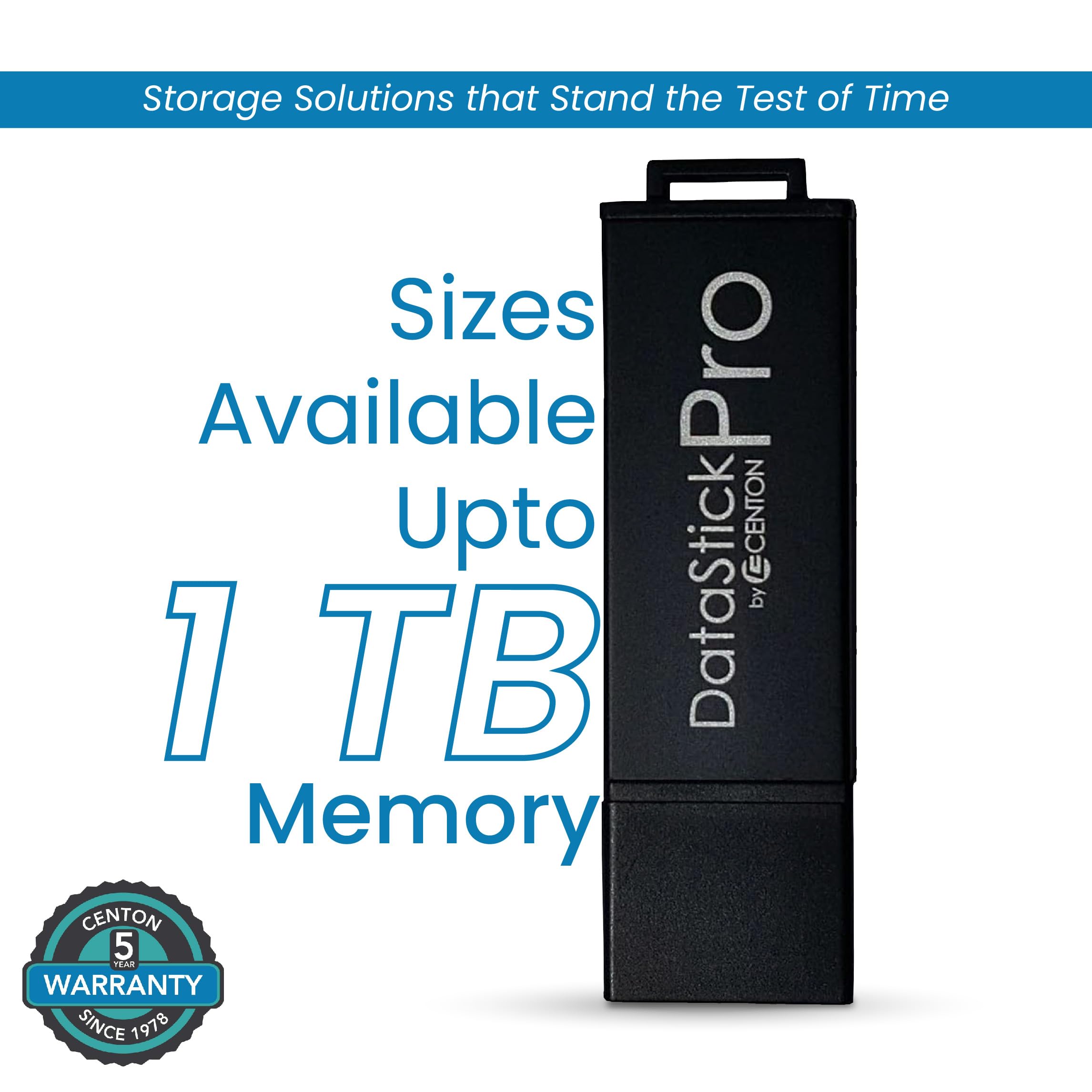 Centon S1 U3P6 64G 5B Mp Valuepack Usb 3.2 Gen1 Datastick Pro (Black)
