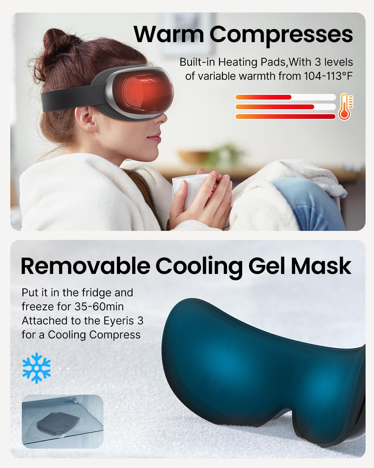 Renpho Eye Massager With Heat And Cooling For Migraines, Valentine'S Day/Birthday Gifts For Women/Men, Fsa Hsa Eligible, Eyeris