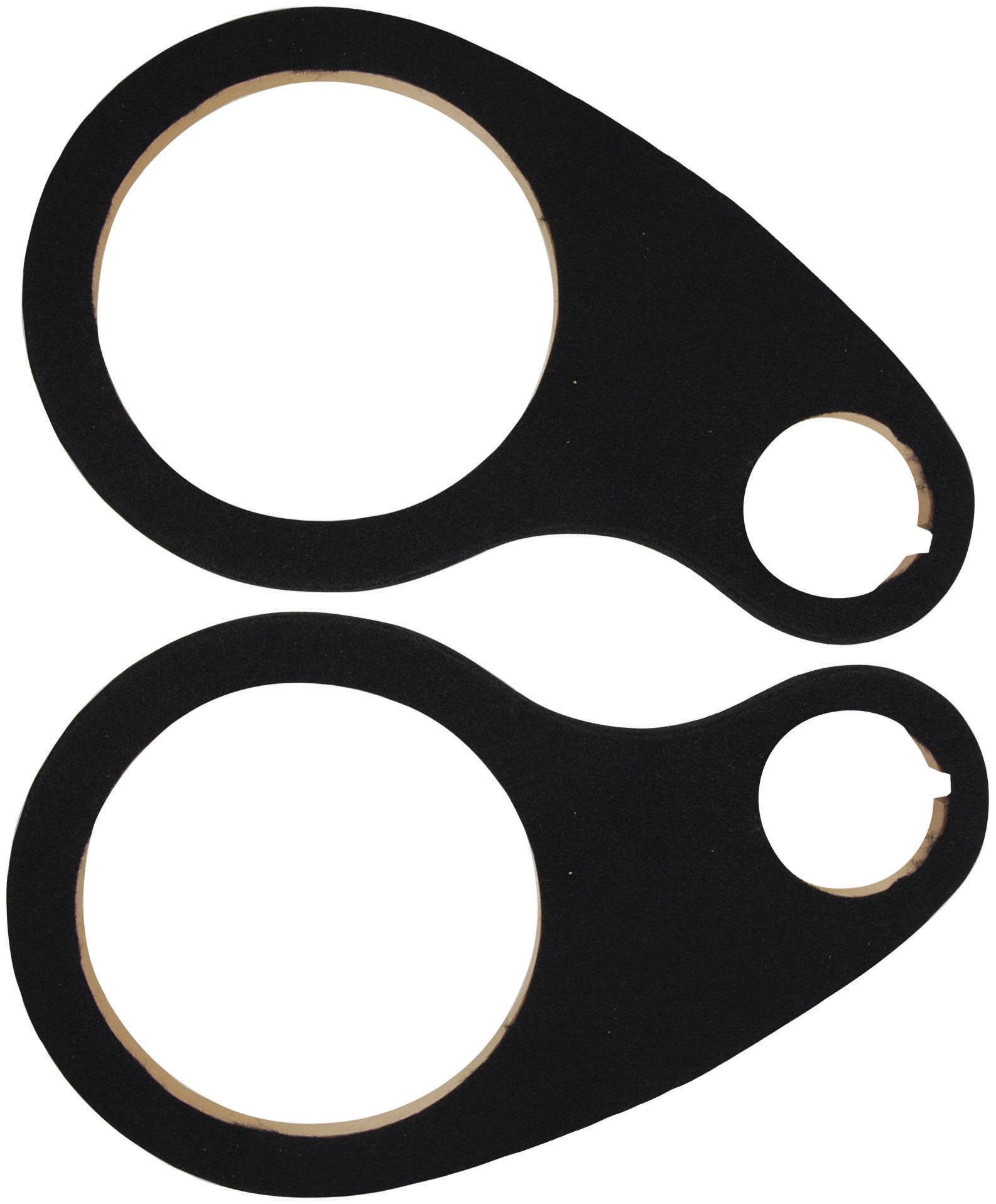 Audiopipe Ring8Ctw Pipemans Carpeted [1] 8 Wood Ring With [1] 2 7/8 Tweeter Opening Sold In Pairs