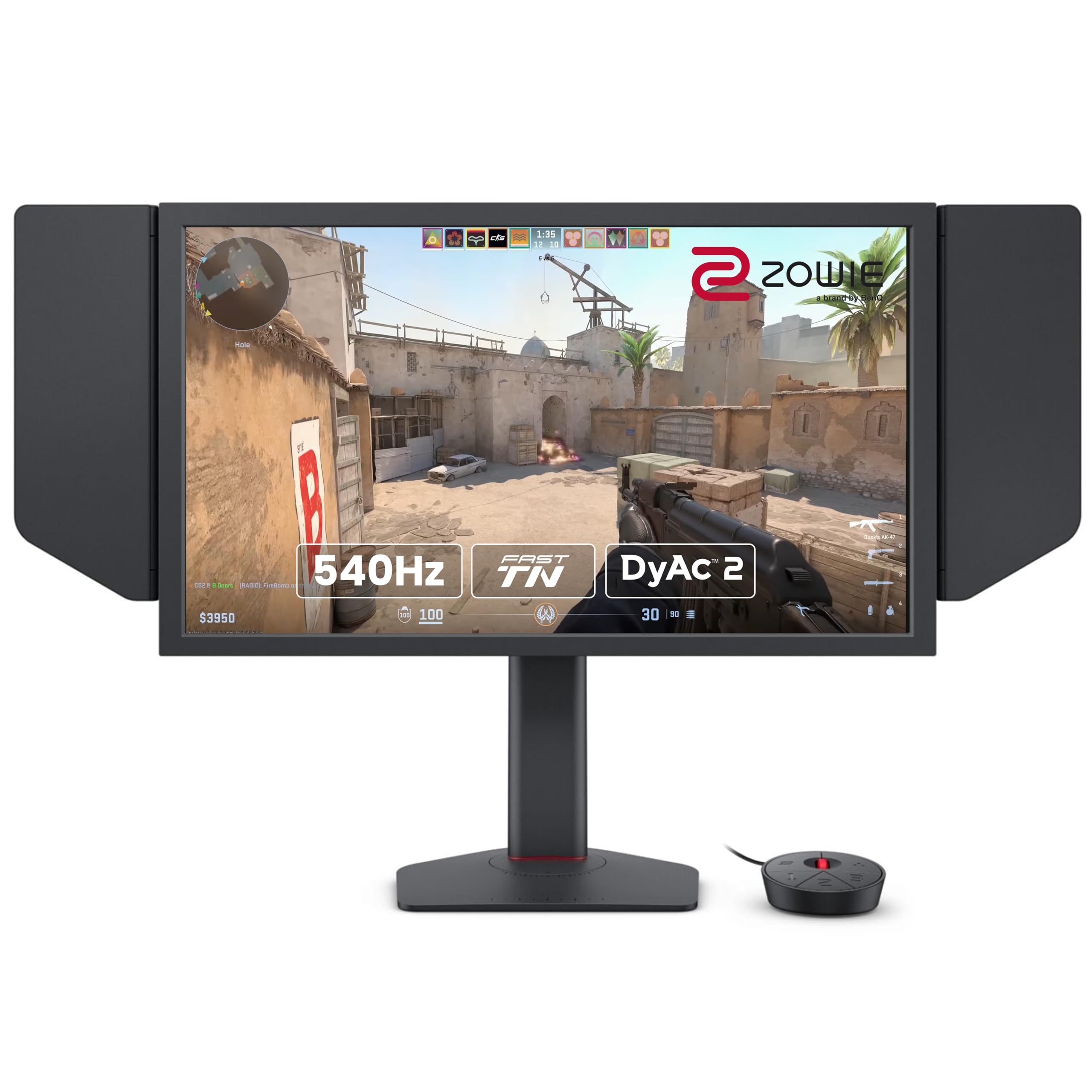 BenQ Zowie XL2586X | 24.1 | Fast TN 540Hz Gaming Monitor for Esports | Motion Clarity DyAc2 | 1080p | XL Setting to Share | Shie