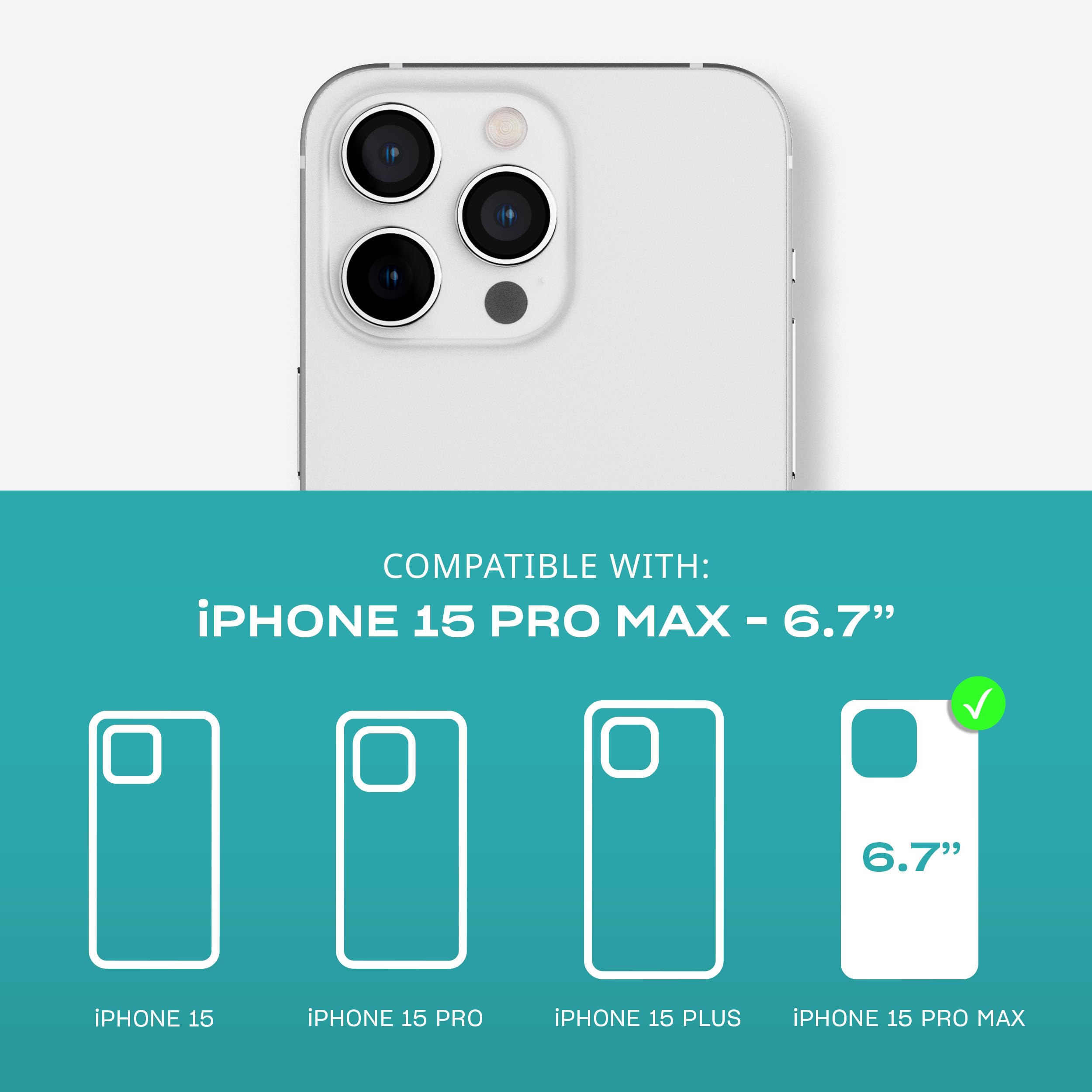 Tech21 Evo Clear Case For Iphone 15 Pro Max - Impact Protection Case - Clear