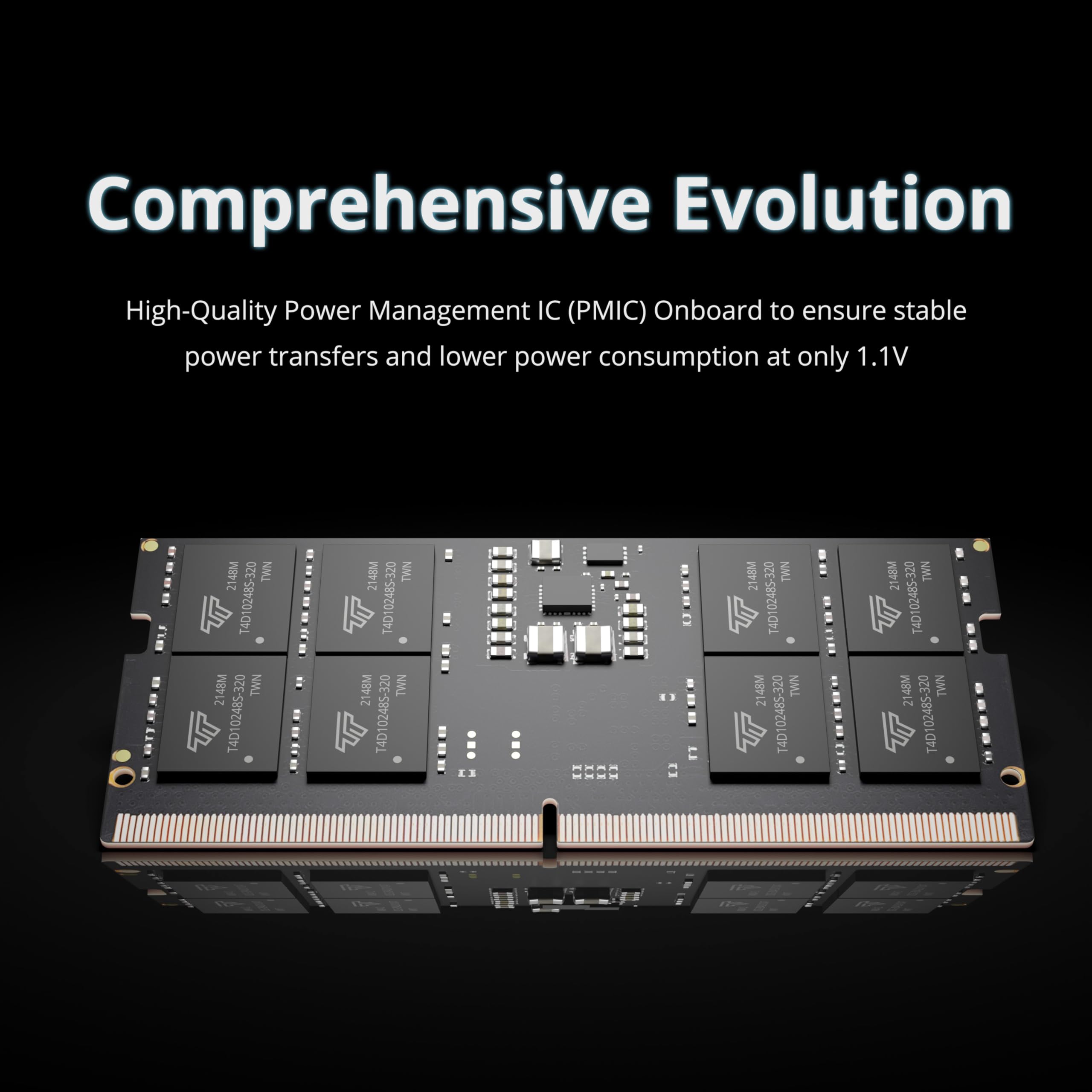 Timetec 16Gb Ddr5 5600Mhz Pc5 44800 Unbuffered Non Ecc 1.1V Cl46 1Rx8 Single Rank 262Pin Sodimm Laptop Memory Ram Module Upgrade