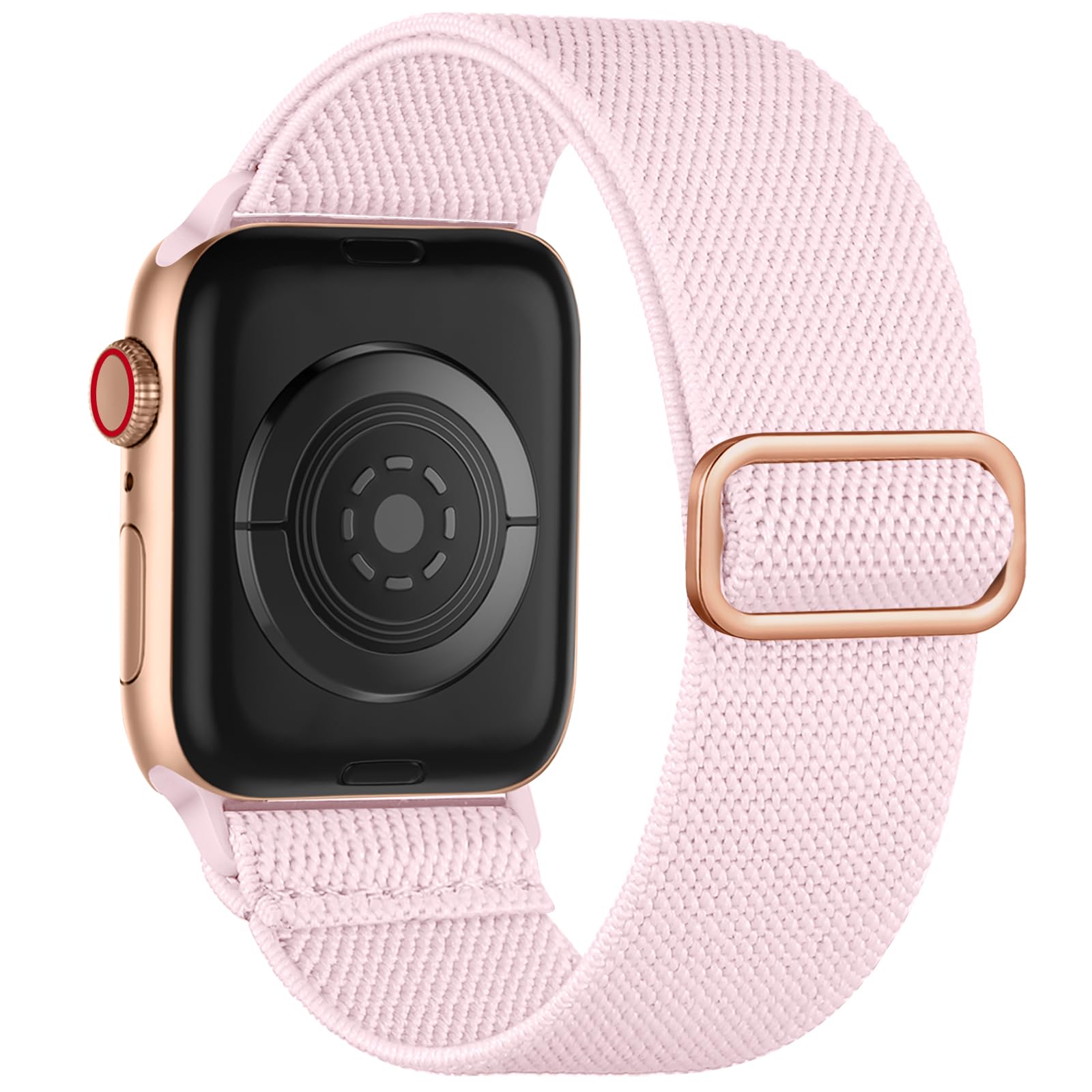 Maledan Braided Band Compatible With Apple Watch Bands For Women Men 40Mm 38Mm 41Mm 44Mm 45Mm 49Mm 42Mm,Adjustable Stretchy Nylo