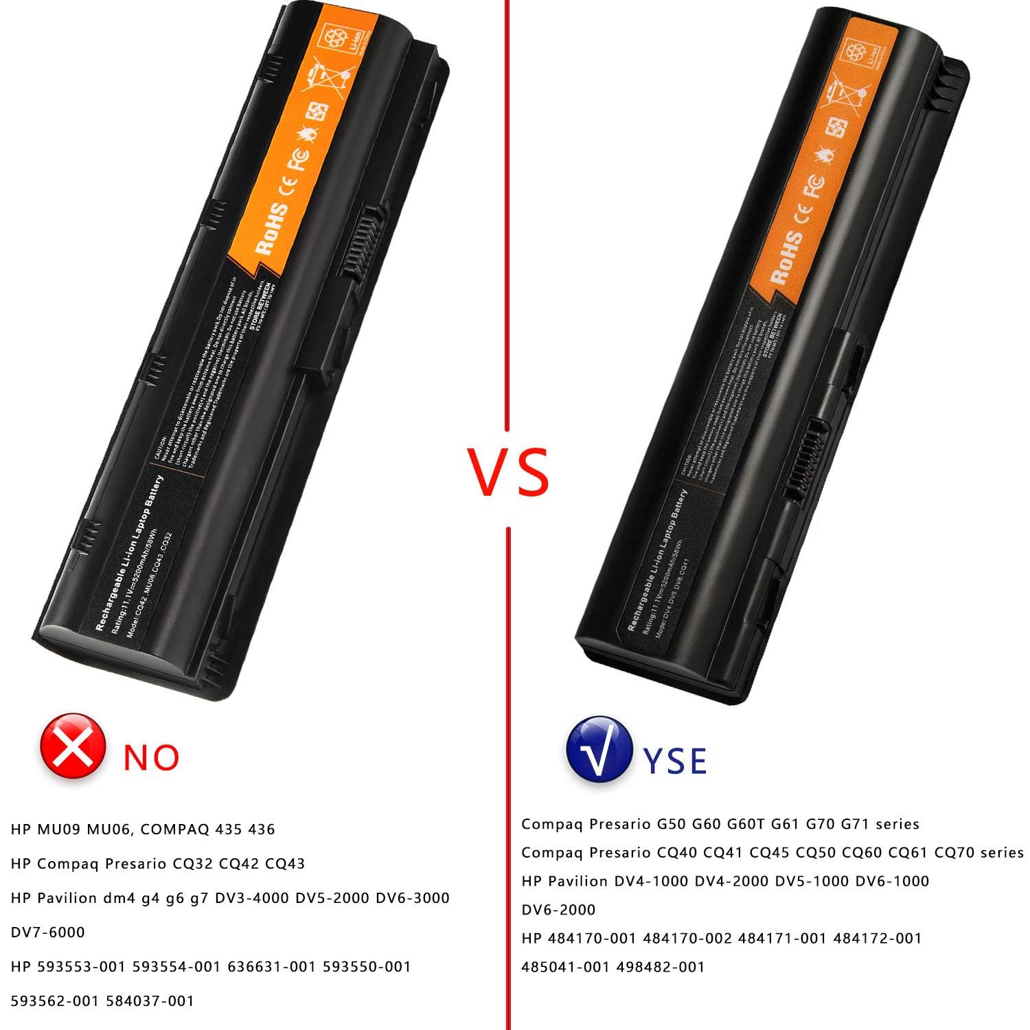 Fancy Buying 58Wh New Spare 484170 001 Laptop Battery For Hp Compaq Presario Cq40 Cq45 Cq50 Cq60 Ev06 Ks524Aa Ks526Aa 462889 141