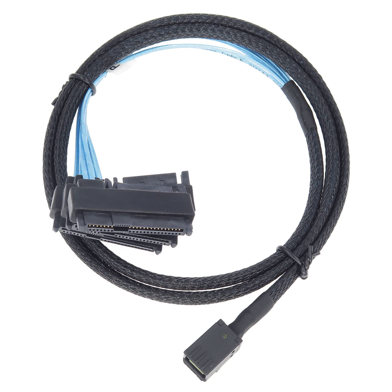 Edims Mini Sas To Sas Cable Breakout Internal Fan Out Hd Sff 8643 To Sff 8482 29Pin With Sata Power For Raid Controller To Hdd 1