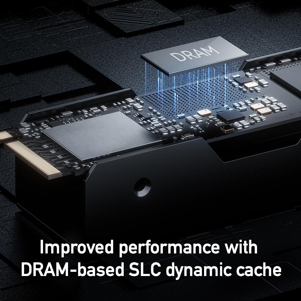Lexar 2Tb Nm1090 W/Heatsink Ssd Pcie Gen5X4 Nvme M.2 2280 Internal Solid State Drive, Up To 12,000/11,000 Mb/S Read/Write, Gamin