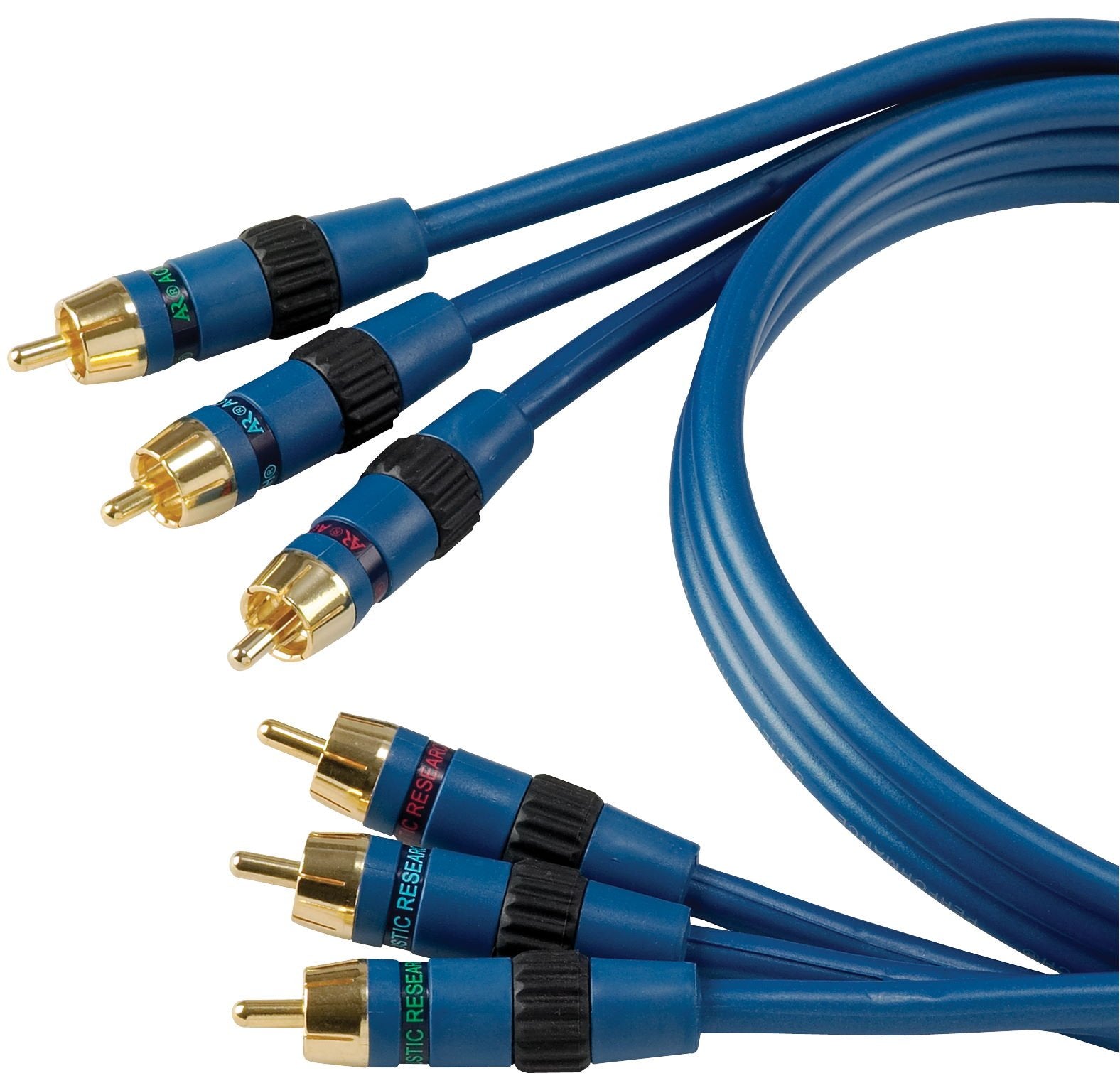 Audiovox Acoustic Research Performance Series Component Video Cable - 12feet - Blue