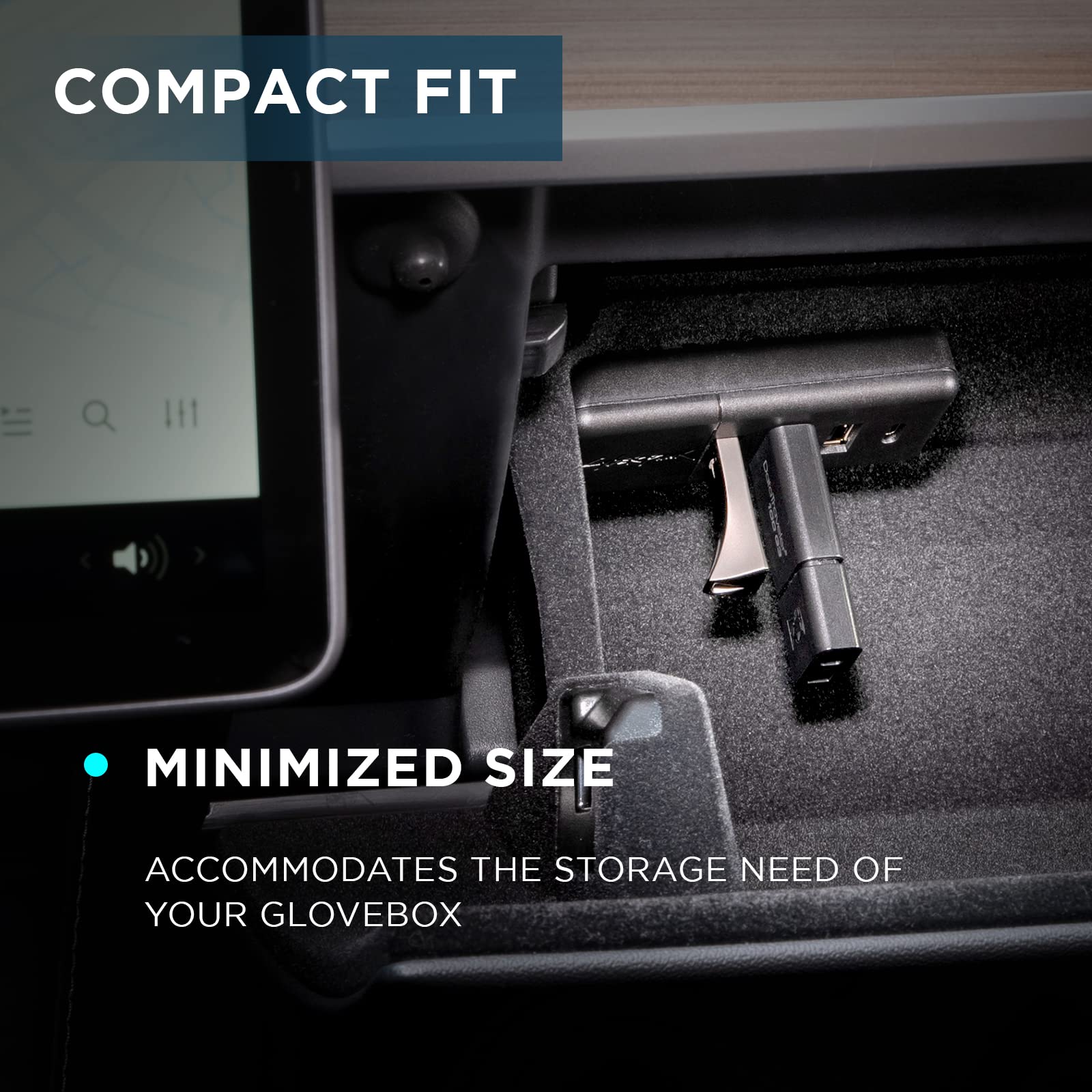 Nestour 2022 2023 Tesla Glovebox Usb Hub For Model 3 And Model Y, Charging & Data Transferring, Compatible With Game Controllers