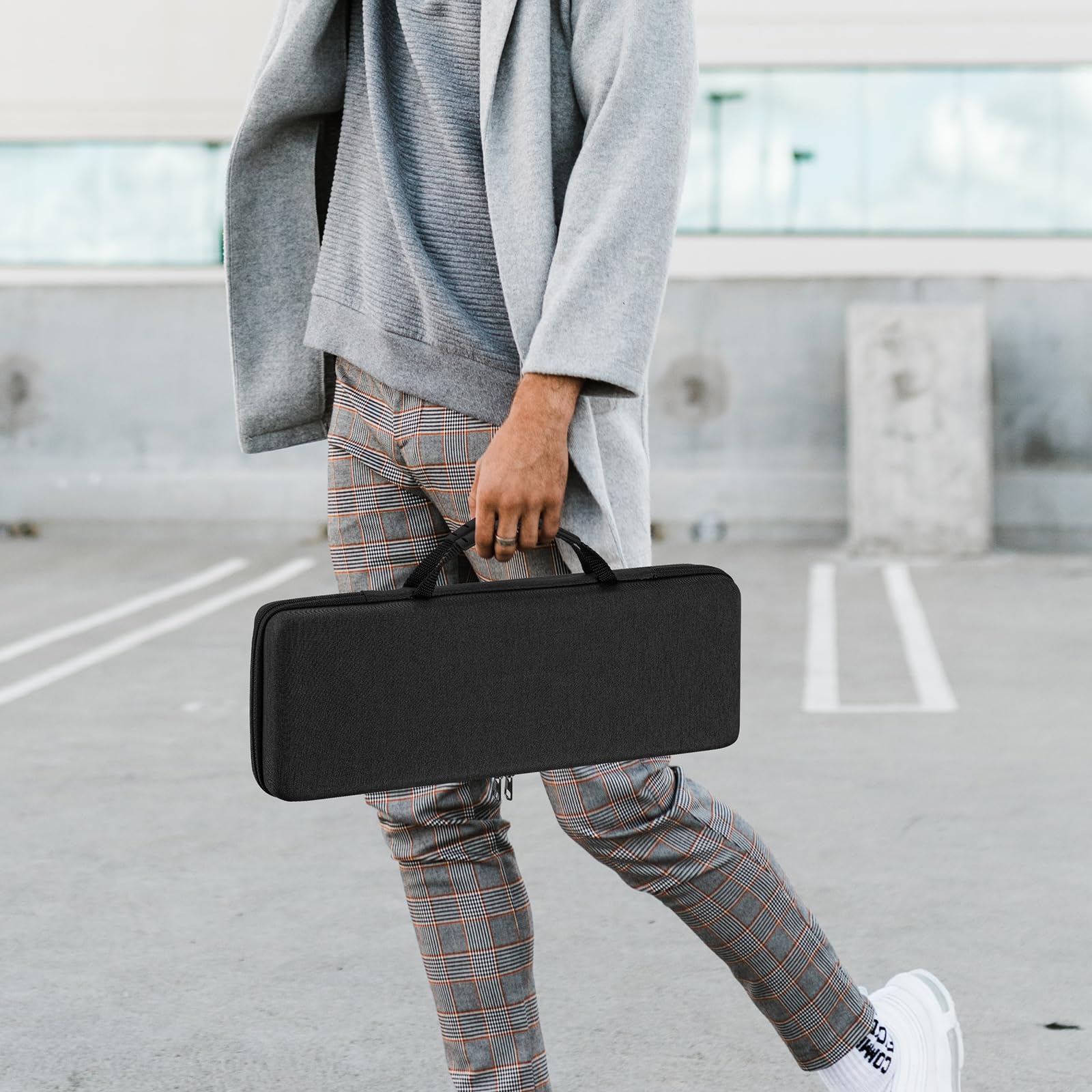 Geekria 90%-96% Keyboard Case, Hard Shell Travel Carrying Bag For 100Keys Computer Mechanical Portable Keyboard, Compatible With