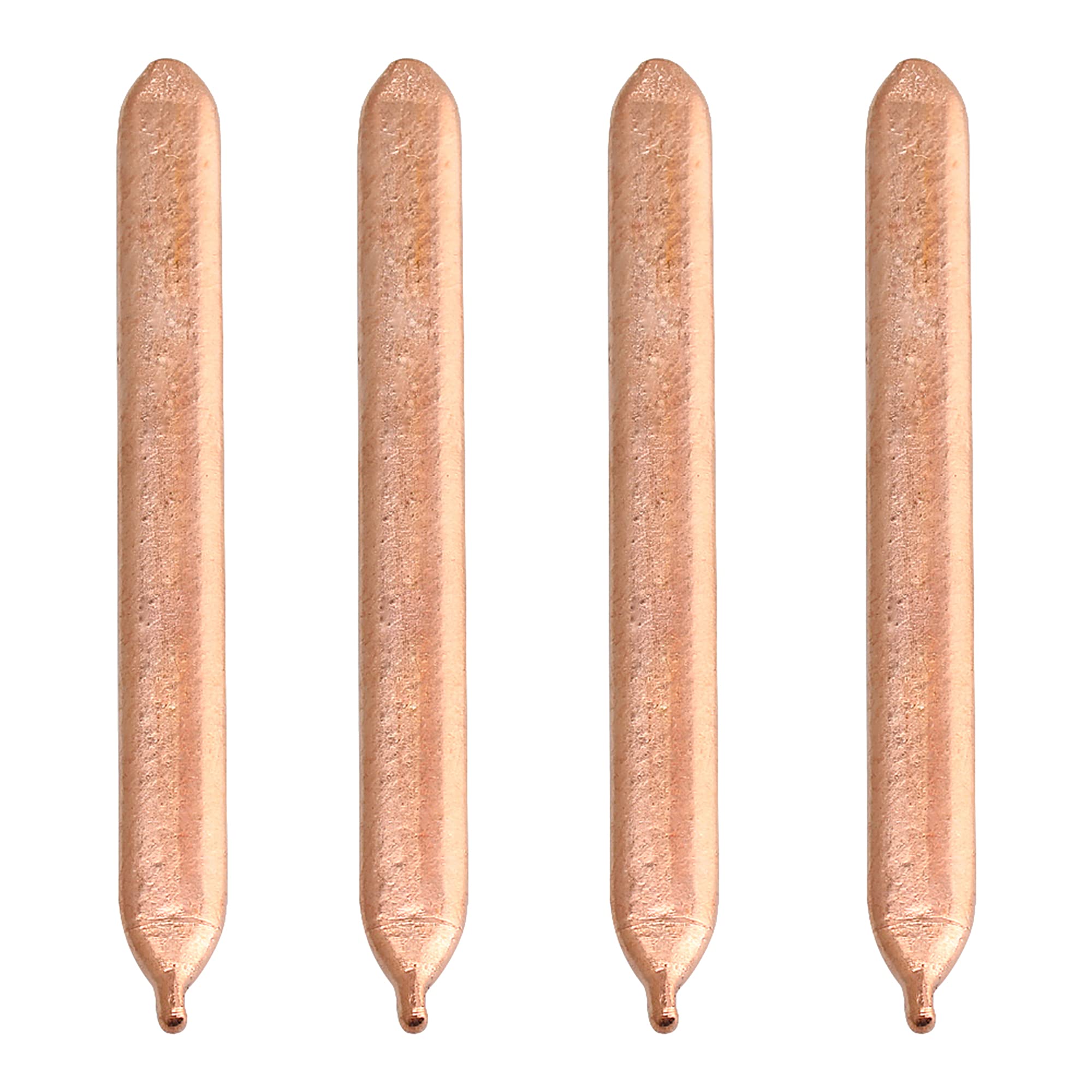 Bqlzr Flat Heat Pipe Computer Tube 0.3X0.8X8Cm Copper Sink Cpu Tube Retrofit Pack Of 4