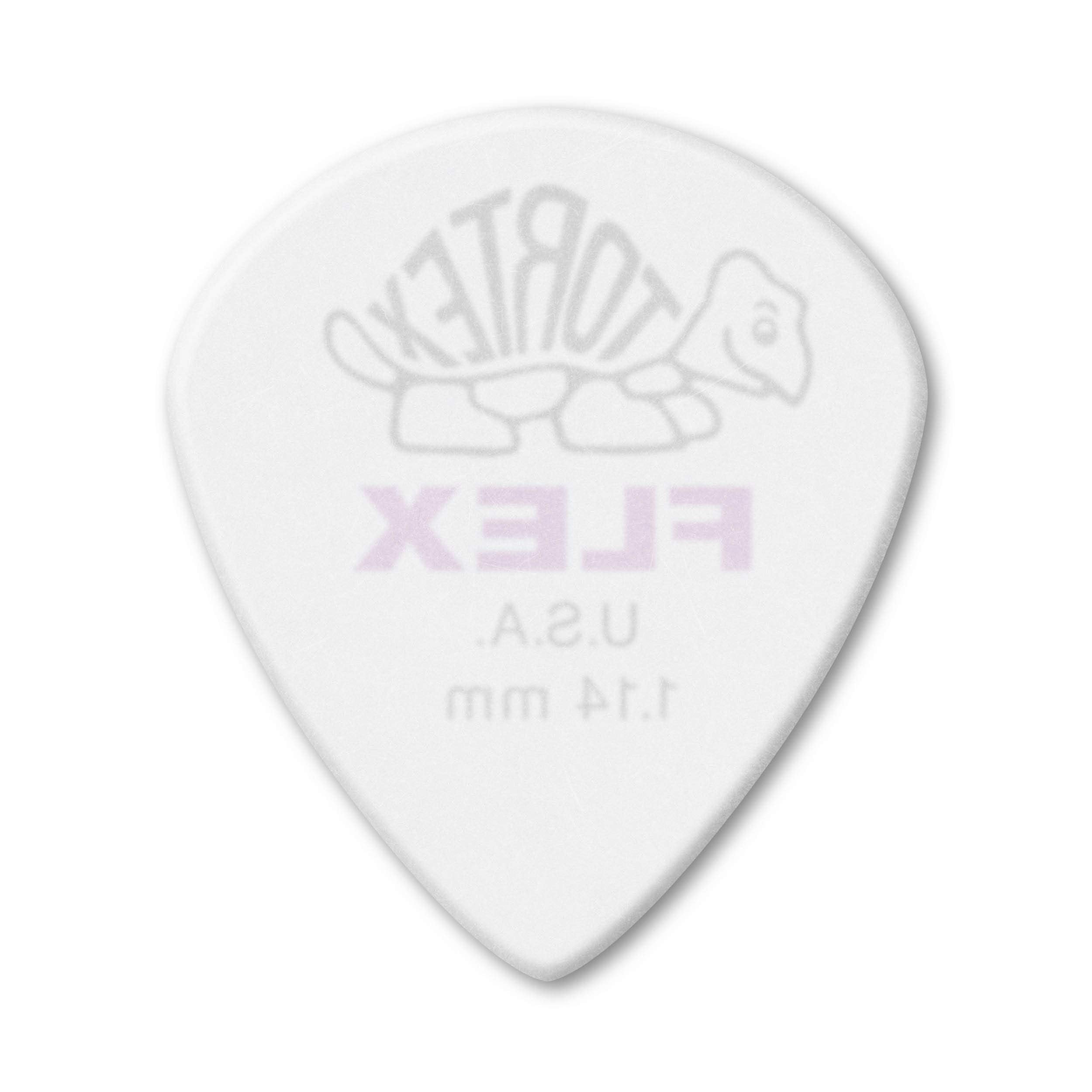 Jim Dunlop Tortex Flex Jazz Iii Xl 1.14Mm 72 Pack Guitar Picks (466R1.14)