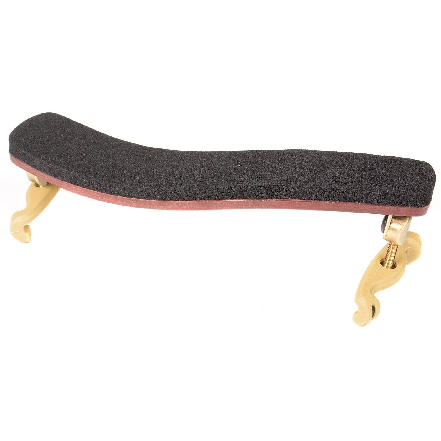 Kun Bravo 4/4 Violin Shoulder Rest   Hardwood With Brass Fittings