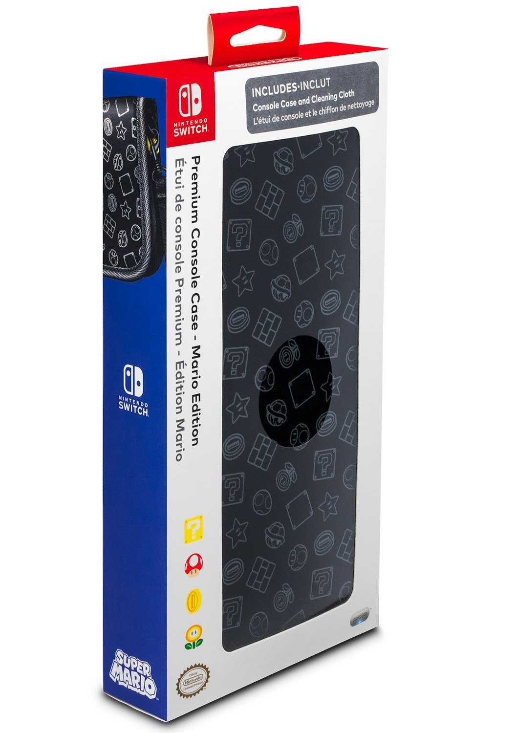 PDP Nintendo Switch Super Mario Brothers Premium Travel Case for Console and Games, 500-029