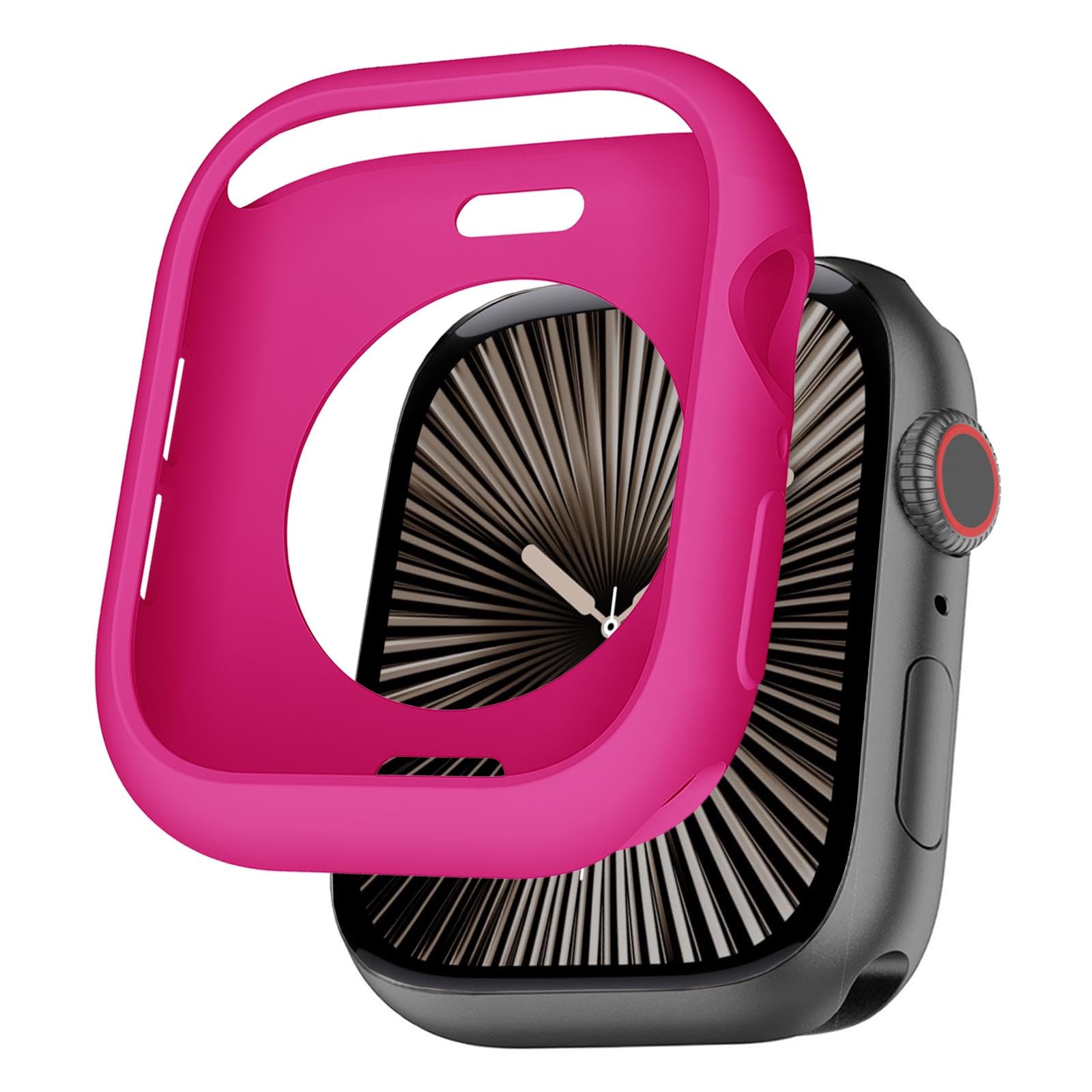 Botomall Compatible With Apple Watch Bumper Case 40Mm Series 6 5 4 Se Soft Flexible Tpu Thin Lightweight Protective Cover For Iw