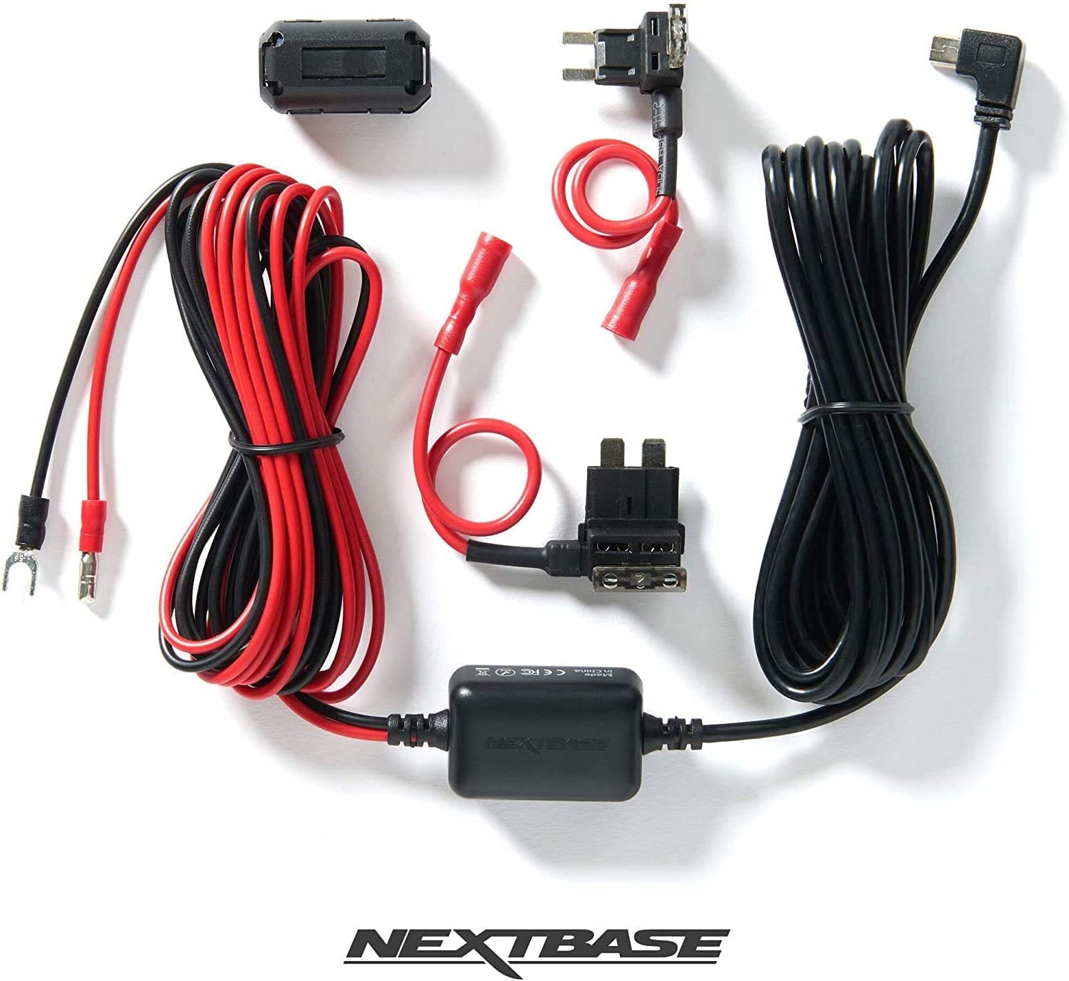 Nextbase Universal Dash Cam Hardwire Kit   In Car Hard Wiring Kit Dash Cam Mini/Micro Usb Adapters