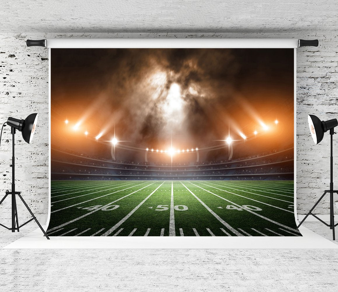 Kate 7X5Ft American Football Photography Backdrop Sports Stadium Party Backdrop Photo Booth Background For Studio Props