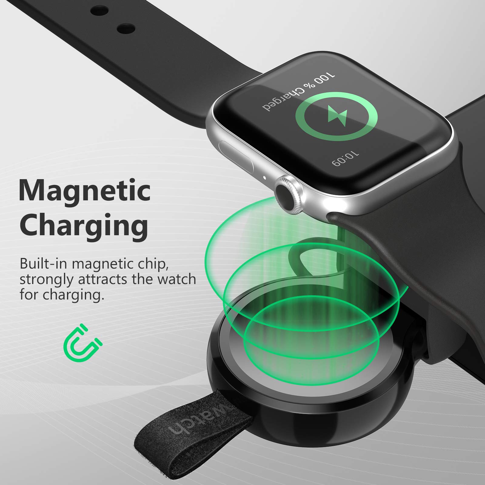 ?????????? ???????????????? For Apple Watch Wireless Charger, Portable Iwatch Charger, Travel Cordless Charger, Magnetic Wireles