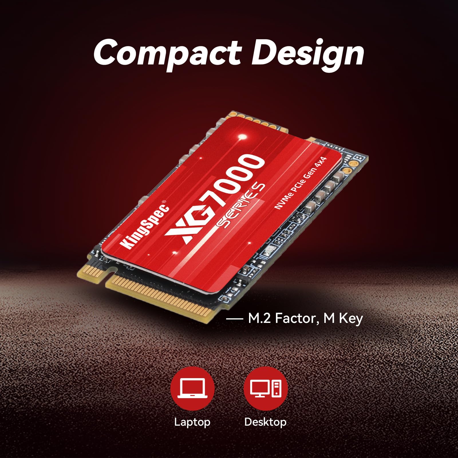 Kingspec 512Gb M.2 2242 Pcie 4.0 Ssd   Read Speed Up To 7200Mb/S, Internal M2 Nvme Gen4 Ssd With 3D Nand Flash, Compatible With
