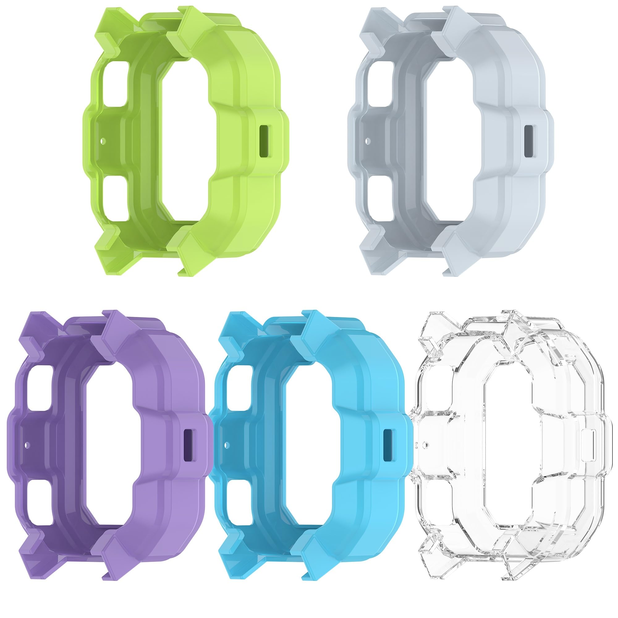 Case Cover For Ticktalk 5 Kids Smart Watch, Soft Tpu Bumper Case For Tick Talk 5 Watch Accessories (5-Pack)