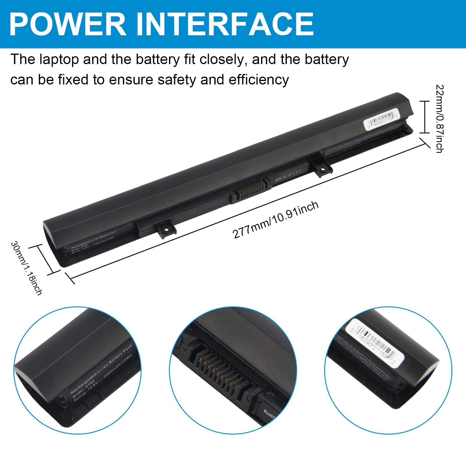 Fancy Buying Pa5195U 1Brs Laptop Battery For Toshiba Satellite C50 C55 C55D C55T L55 L55D L55T Series Pa5184U 1Brs Pa5185U 1Brs