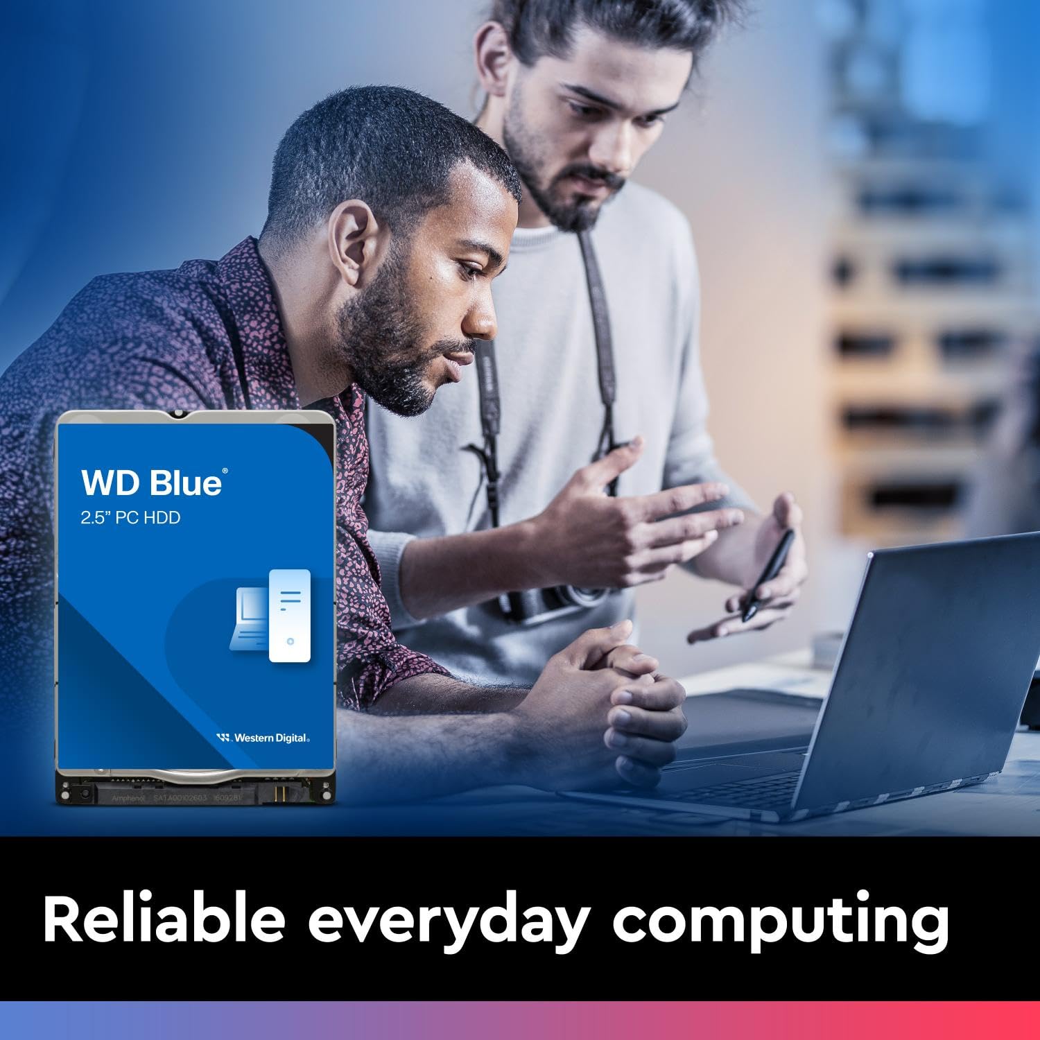 Western Digital 2Tb Wd Blue Mobile Hard Drive Hdd   5400 Rpm, Sata 6 Gb/S, 128 Mb Cache, 2.5''   Wd20Spzx