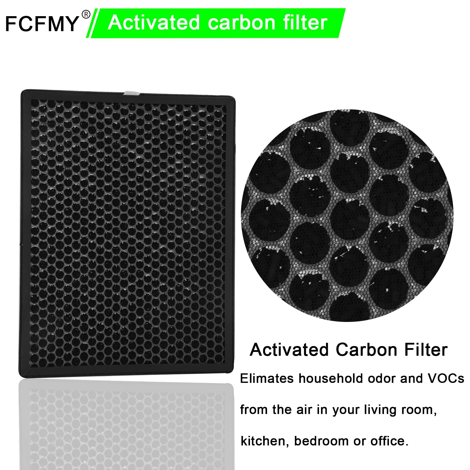 Fcfmy 3 Sets H13 True Hepa Replacement Filter, Compatible With Alexapure Breeze Ap B102 And 3049, Including 3 Hepa Filter And 3