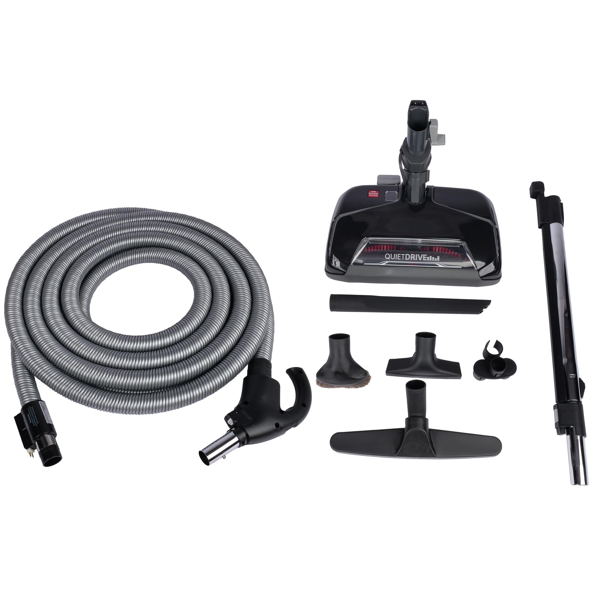 CT25QD Central Vacuum Electric Brush Package with 35 Ft. Direct Connect Hose