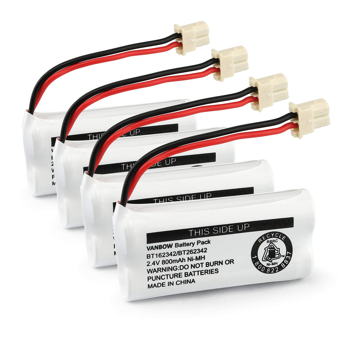 Battery Bt162342 / Bt262342 Bt183342/Bt283342 Bt166342/Bt266342 2.4V 800Mah Battery Pack For Vtech Cs6114 Cs6419 Cs6719 At&T El5