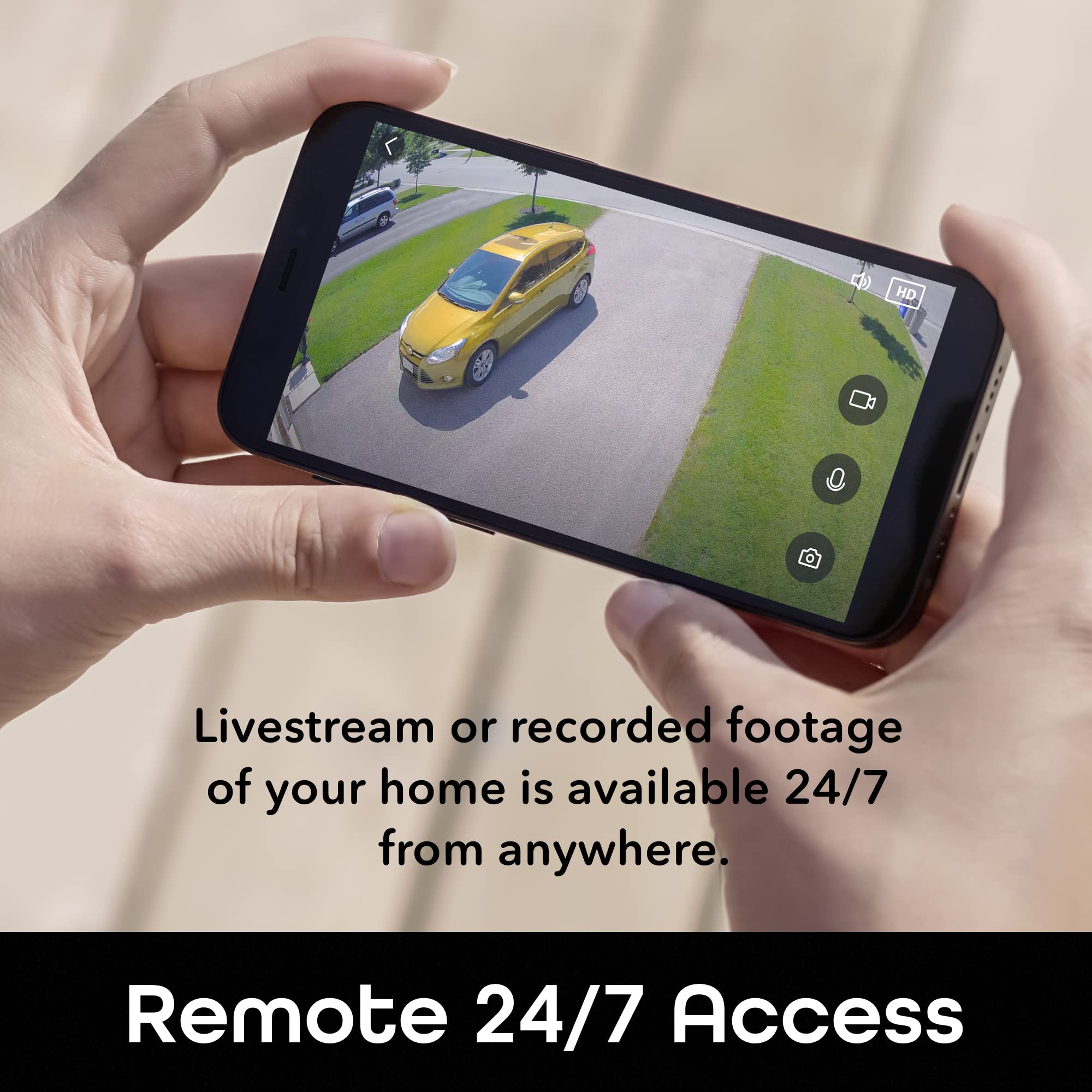 Geeni Hawk Hd 1080P Outdoor Security Camera | Ip66 Weatherproof Wifi Surveillance With Night Vision, 2 Way Audio, And Motion Det