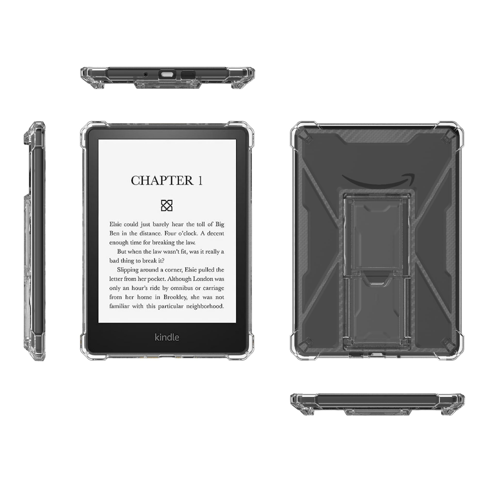 Sffine Clear Case Compatible For 6'' Kindle 11Th Generation 2022 Release (Not Fit Kindle Paperwhite/Oasis),Thin Slim Soft Flexib