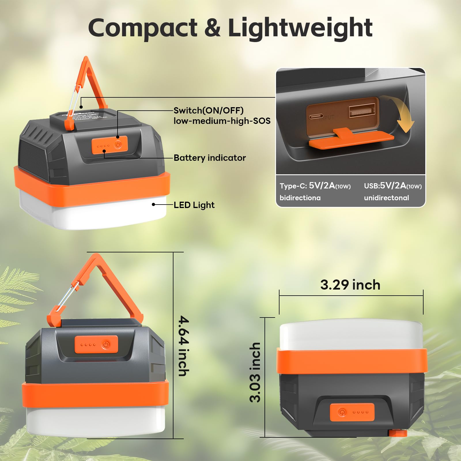 Powstream Solar Generator 24000Mah Portable Power Station With 21W Foldable Solar Panel And Portable Camping Light Included, 88.