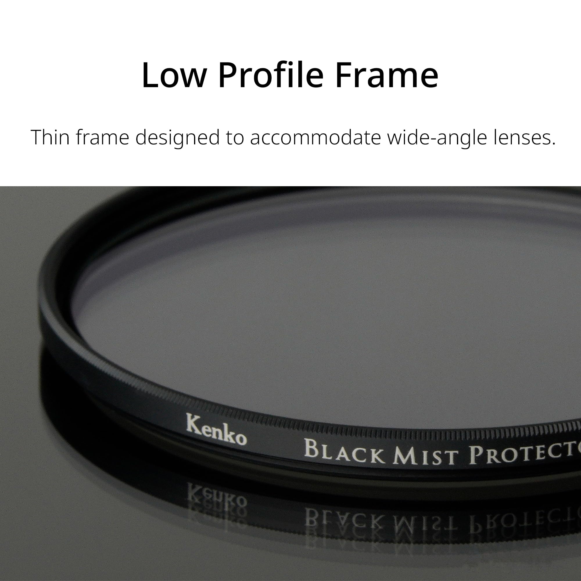 Kenko Lens Protection & Soft Effect Filter Black Mist Protector F77Mm, Multi Coted, 0.25 Soft Effect, For That Perfect Cinematic