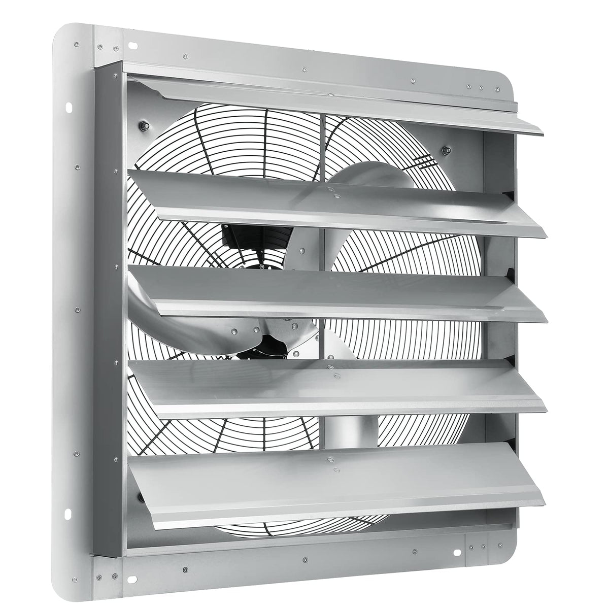 Vevor 24 Inch Shutter Exhaust Fan Wall Mounted, High Speed 3320Cfm, Vent Fan For Garages, Shops, Greenhouse, Attic Ventilation,