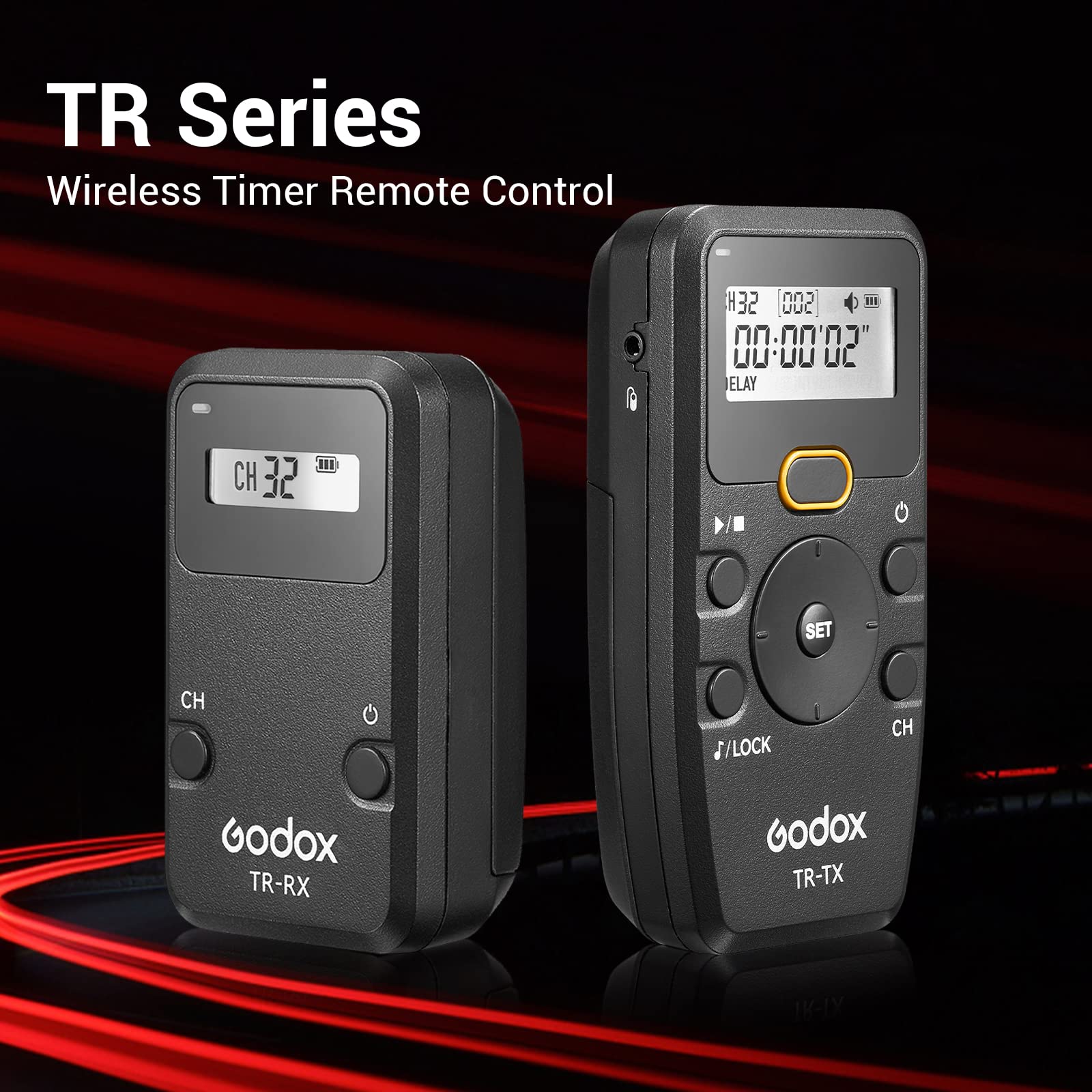 Godox Tr-C1 Tr-C3 Remote Shutter Release For Canon, Wireless Shutter Release Intervalometer Compatible For Canon R7 R6Ii R5 R Rp