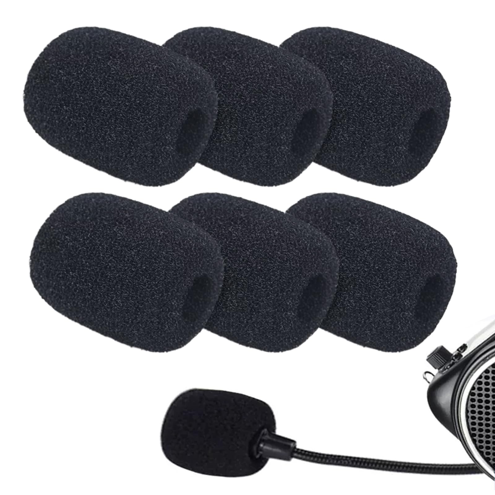 Headset Microphone Covers Foam, Lapel Headset Microphone Windscreen Sponge Mini Foam Cover Foam Microphone Windscreen For Variet